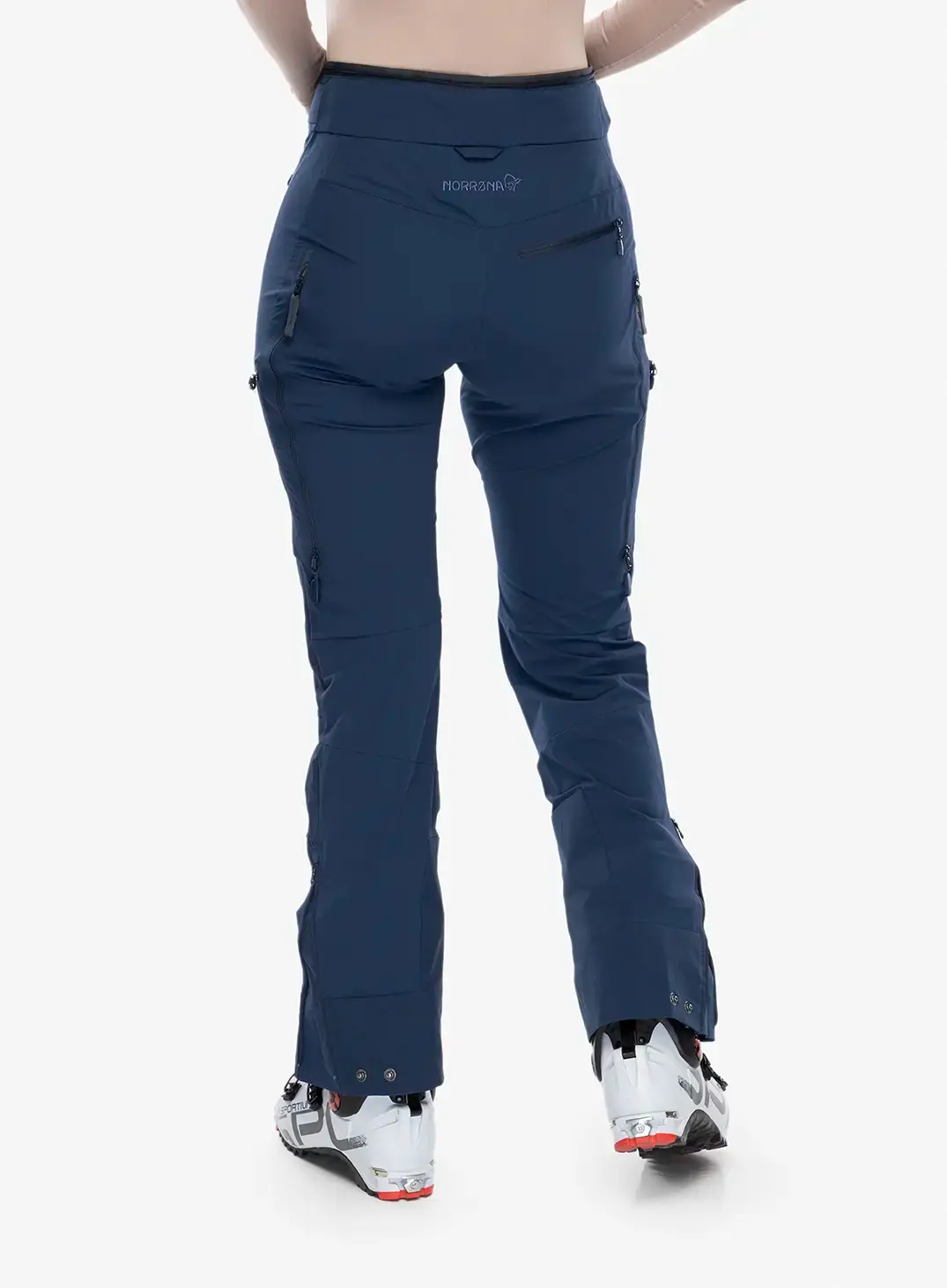 Dámske nohavice Norrona Lyngen Flex1 Light Pants - indigo night