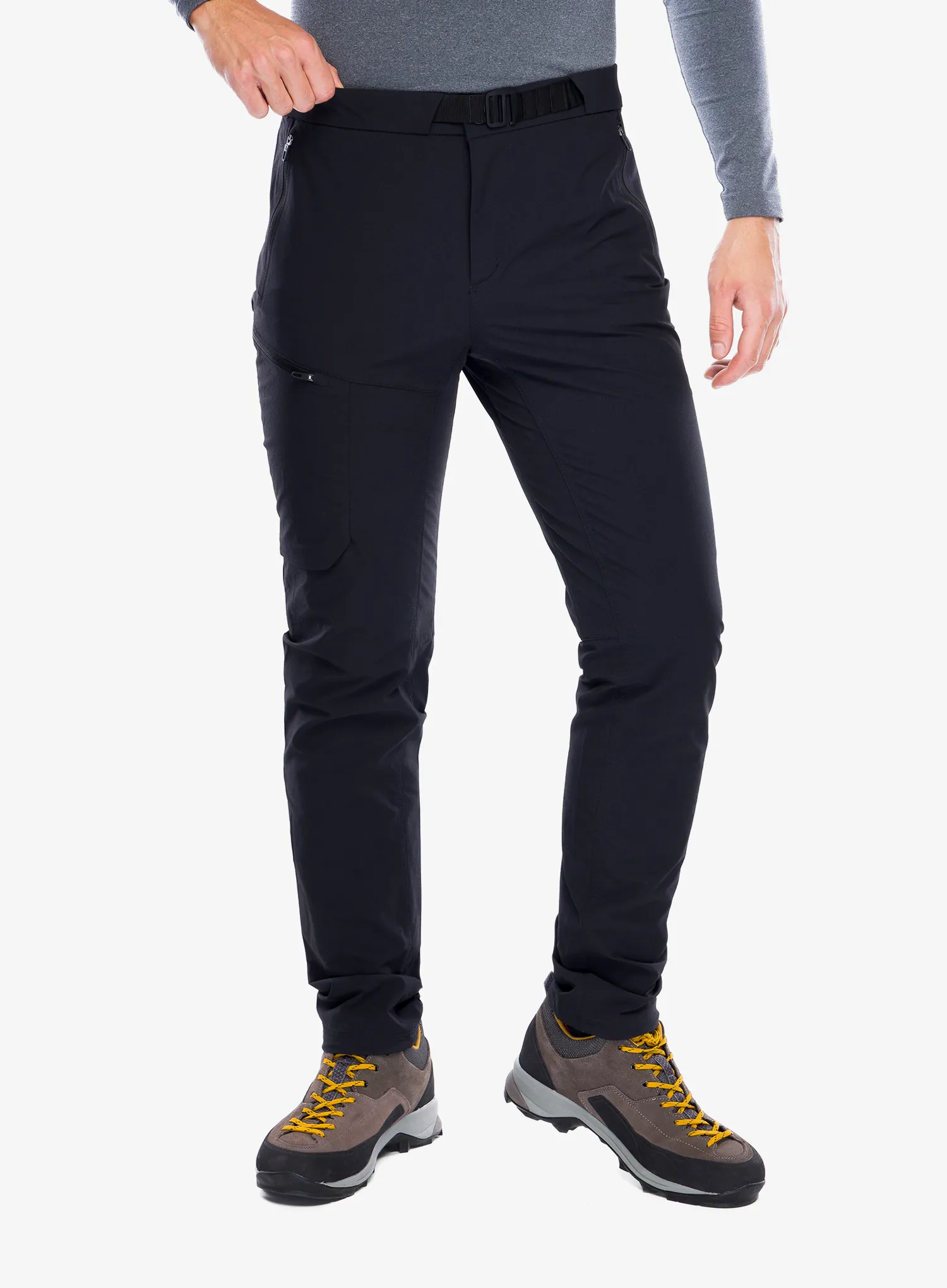 Pánske trekingové nohavice Odlo Ascent Pants Regular Length - black
