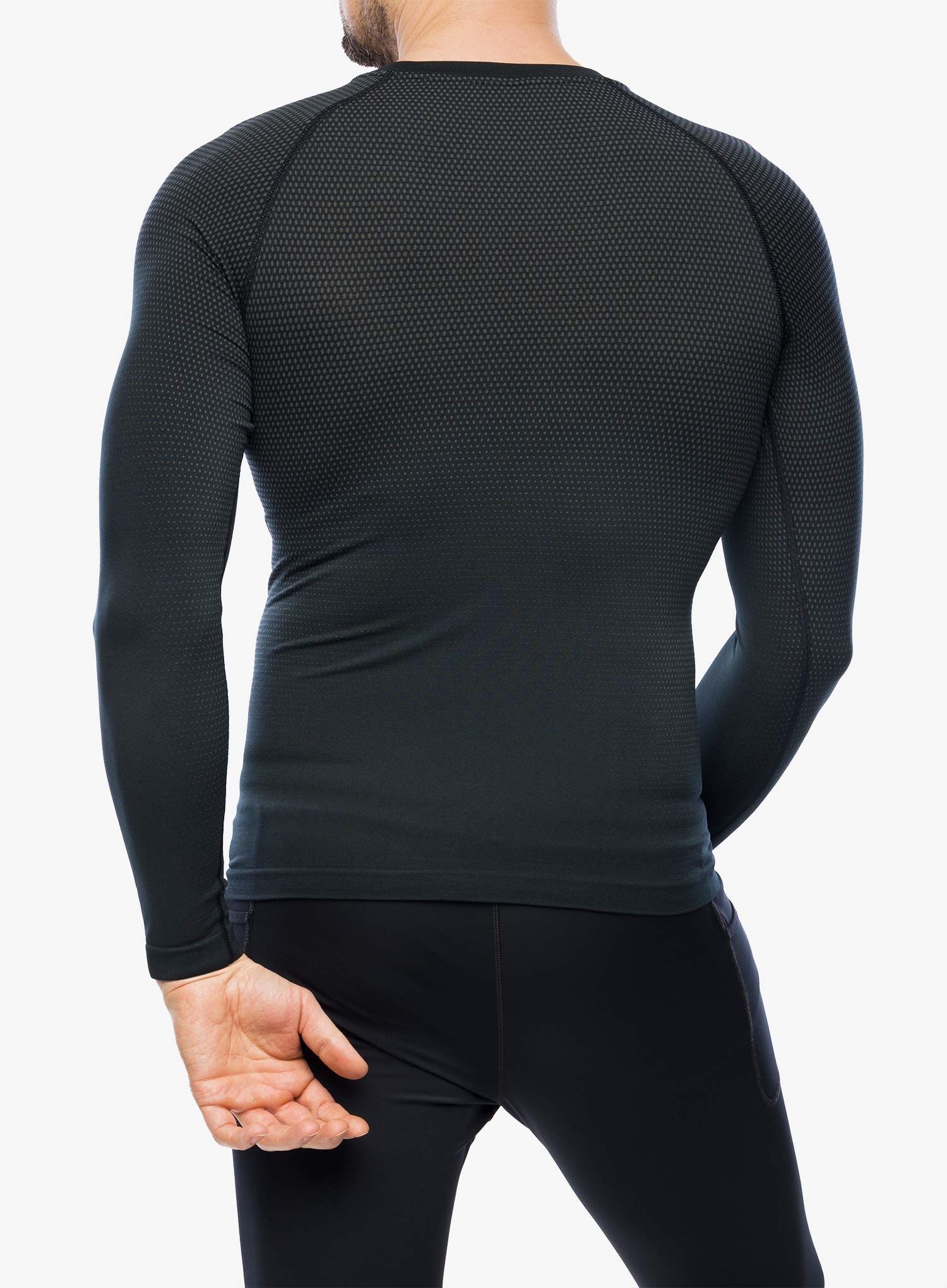 Funkčné tričko Odlo Performance Light Eco BL Top Crew Neck LS - black