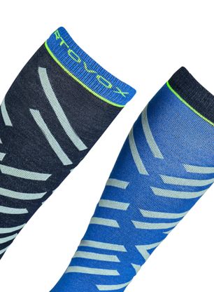 Skialp ponožky Ortovox Ski Tour Long Socks - deep ocean