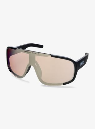 Cyklistické okuliare POC Aspire - black/clarity trail/silver
