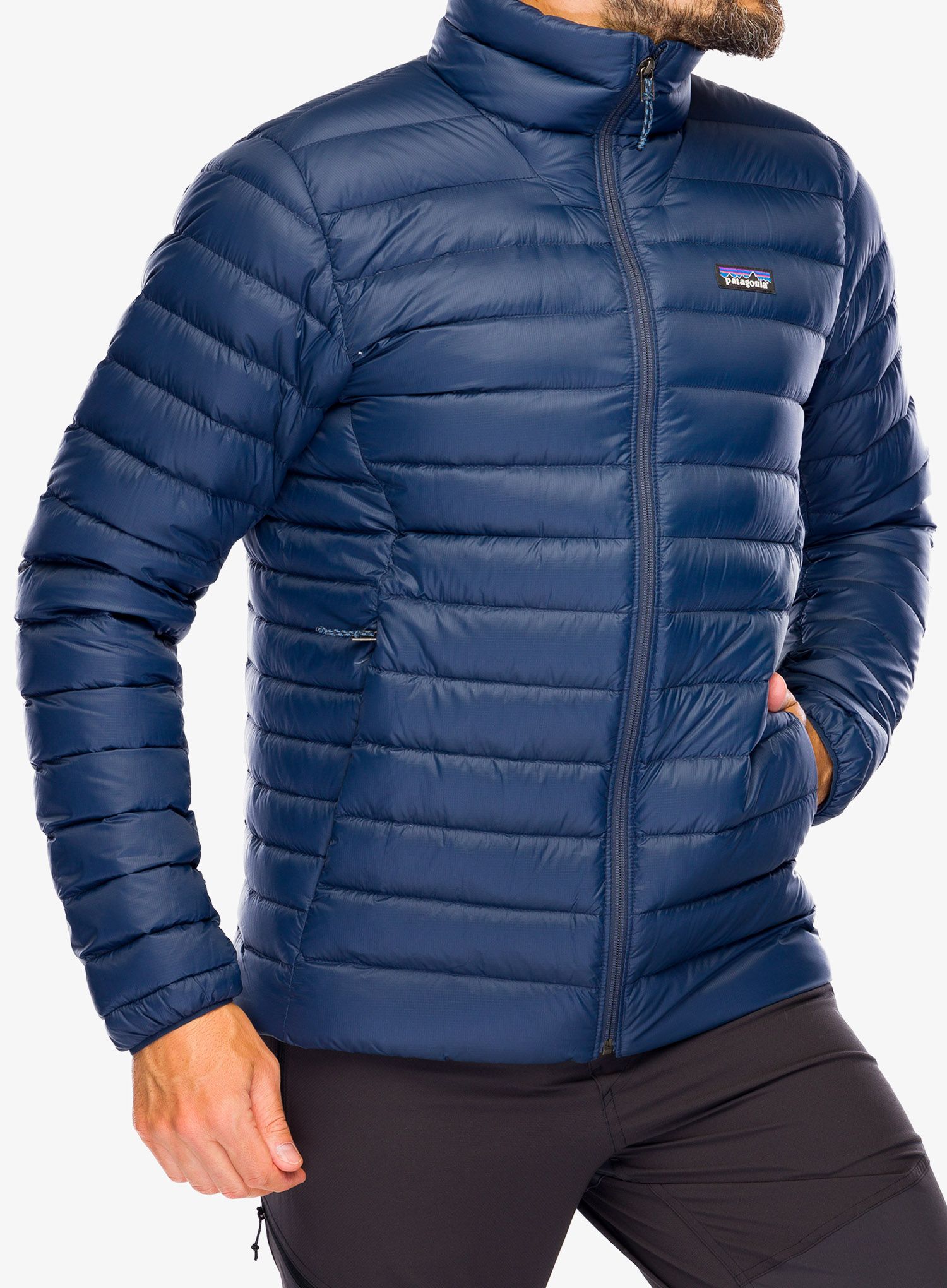 Páperová bunda Patagonia Down Sweater - new navy
