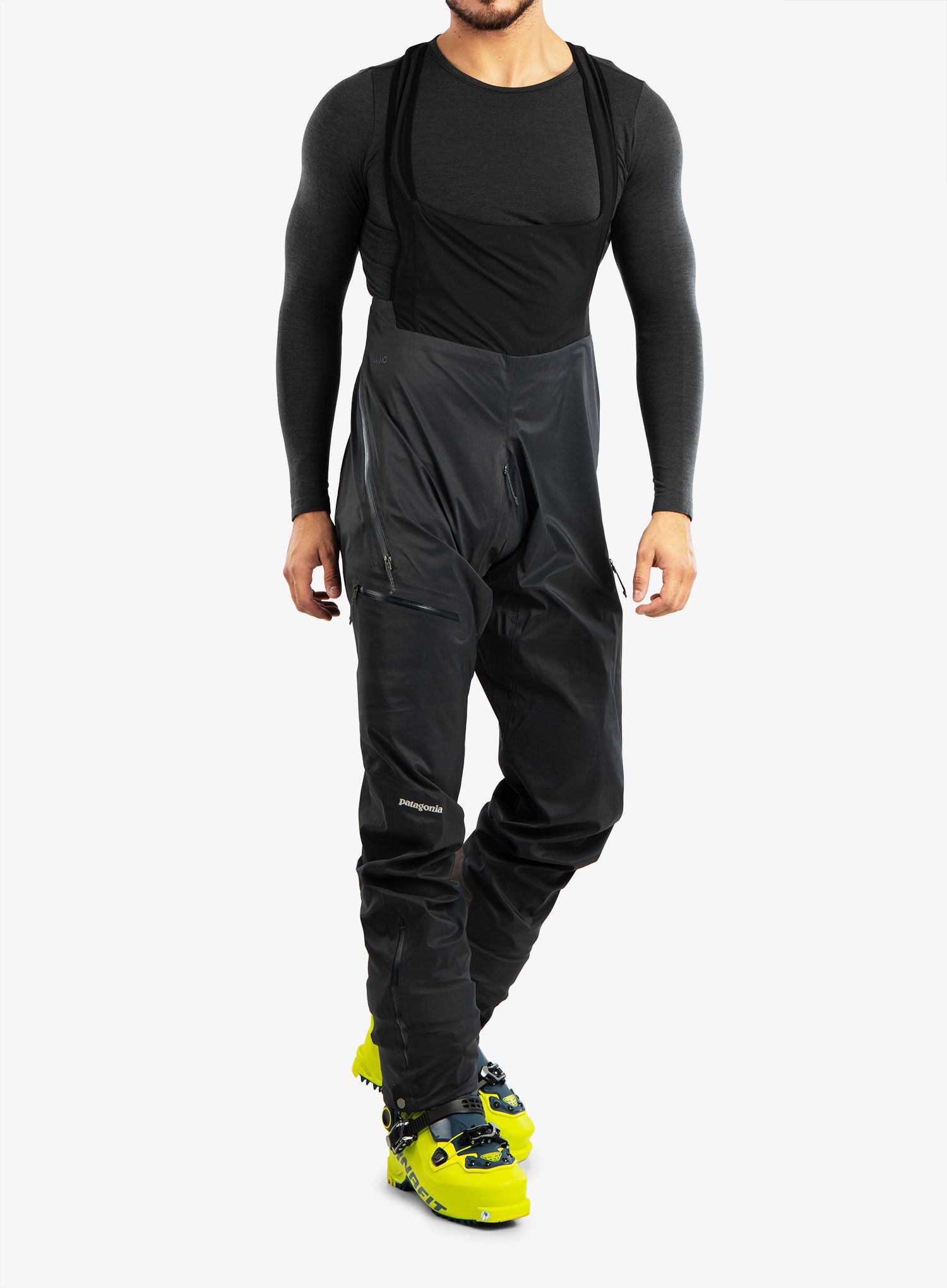 Nepremokavé nohavice Patagonia Dual Aspect Bibs - smolder blue