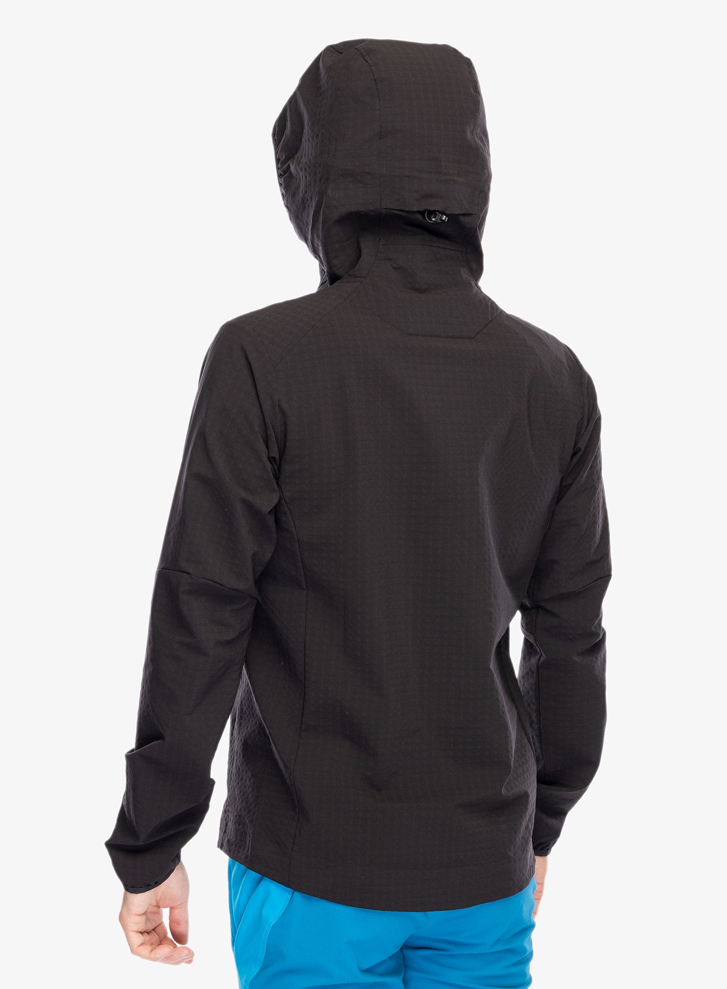 Softshellová bunda Patagonia R1 TechFace Hoody - black