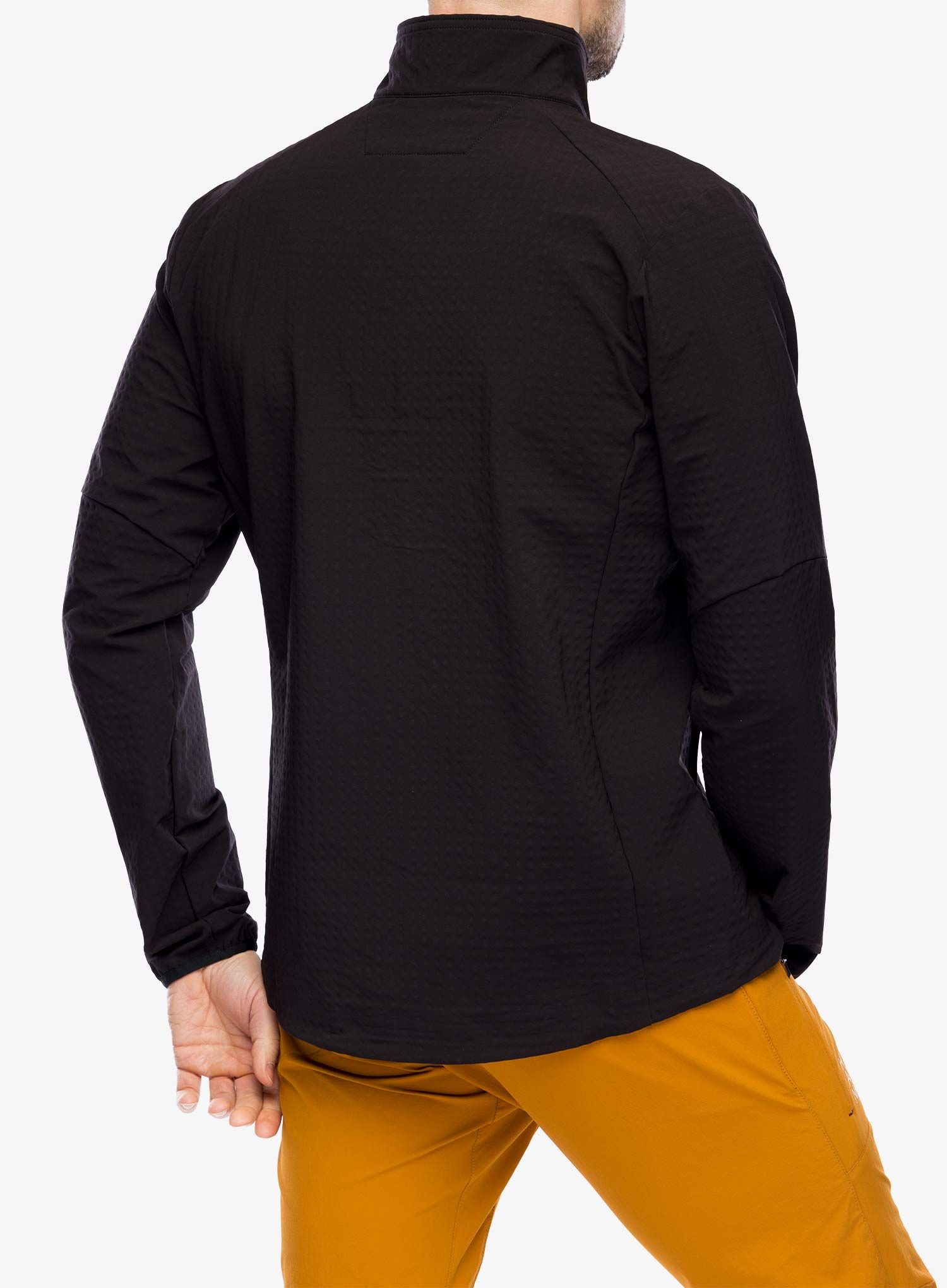 Softshellová bunda Patagonia R1 TechFace Jacket - black