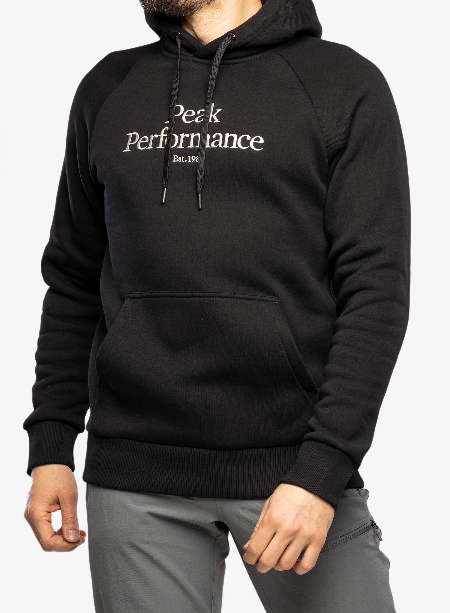 Mikina s kapucňou Peak Performance Original Hood - black