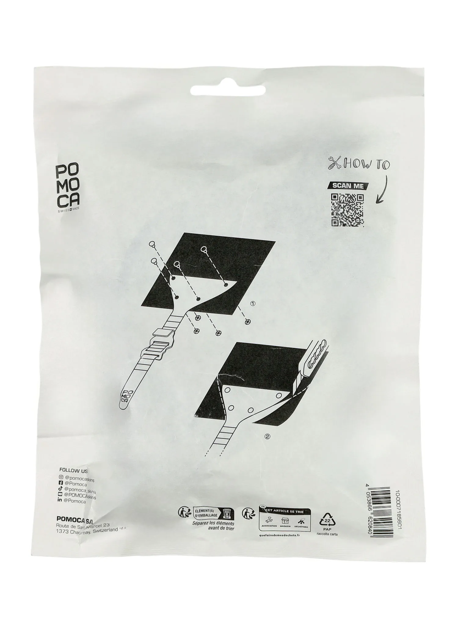 Fixácia na pásy Pomoca Back Fix Tail Strap V3 1 Pair