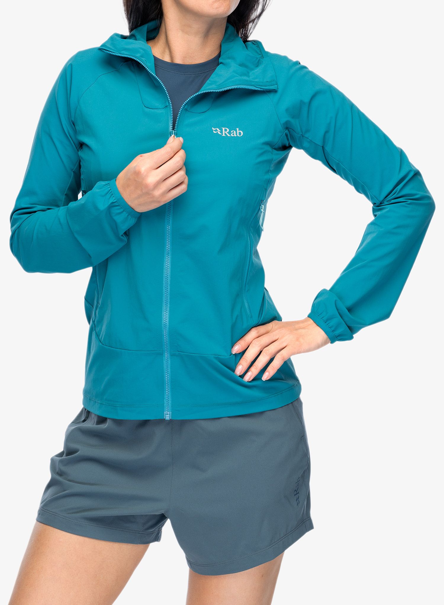 Softshellová bunda dámska Rab Borealis Jacket - marina blue