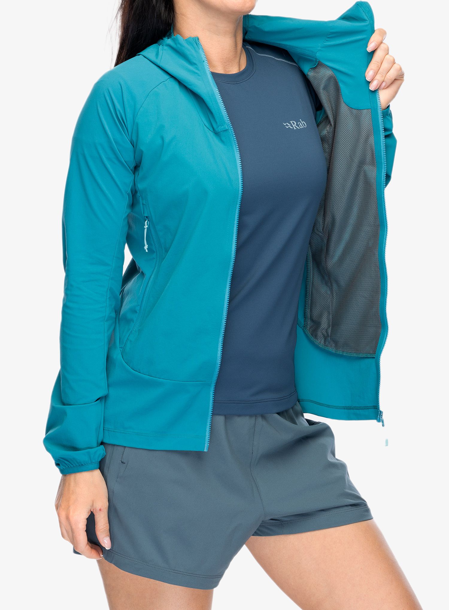 Softshellová bunda dámska Rab Borealis Jacket - marina blue