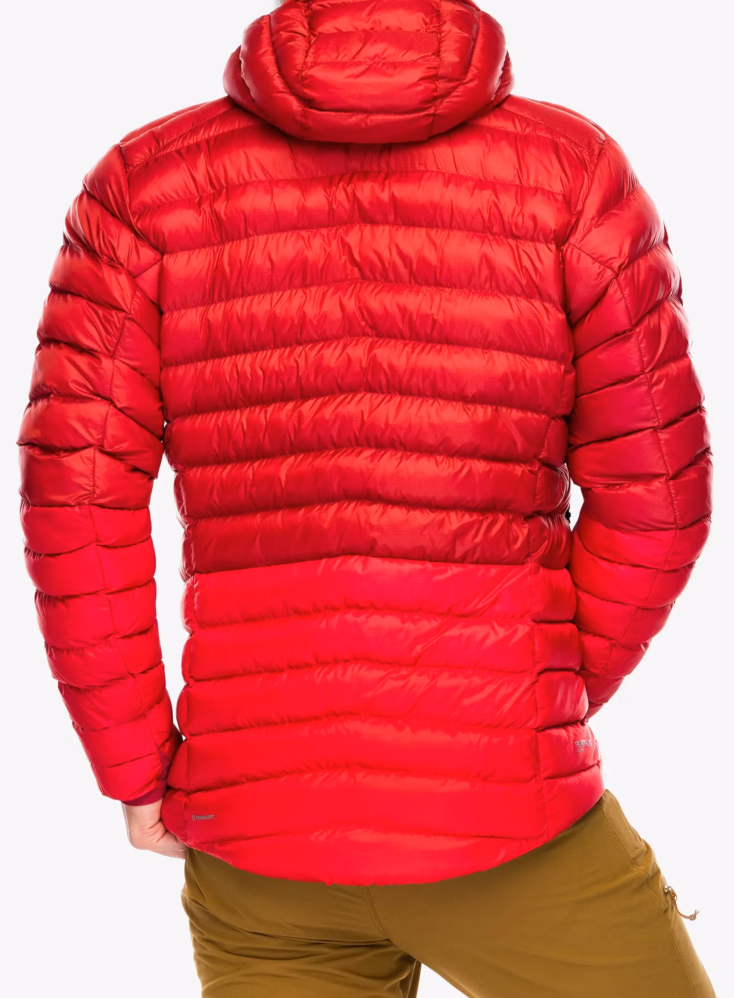 Zateplená bunda Rab Cirrus Alpine - tuscan red/dark horizon