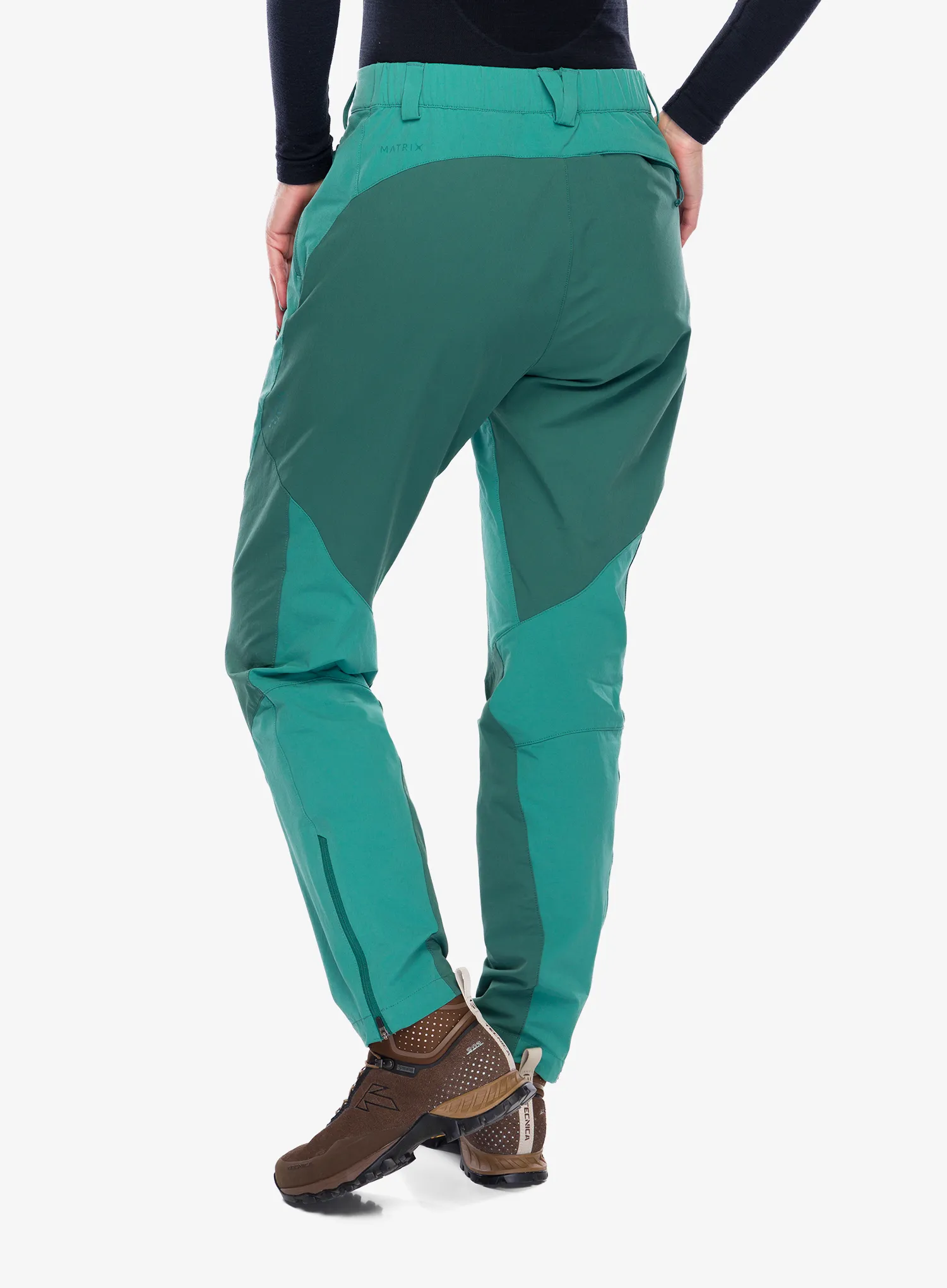 Dámske trekingové nohavice Rab Torque Mountain Pants - eucalyptus/green slate