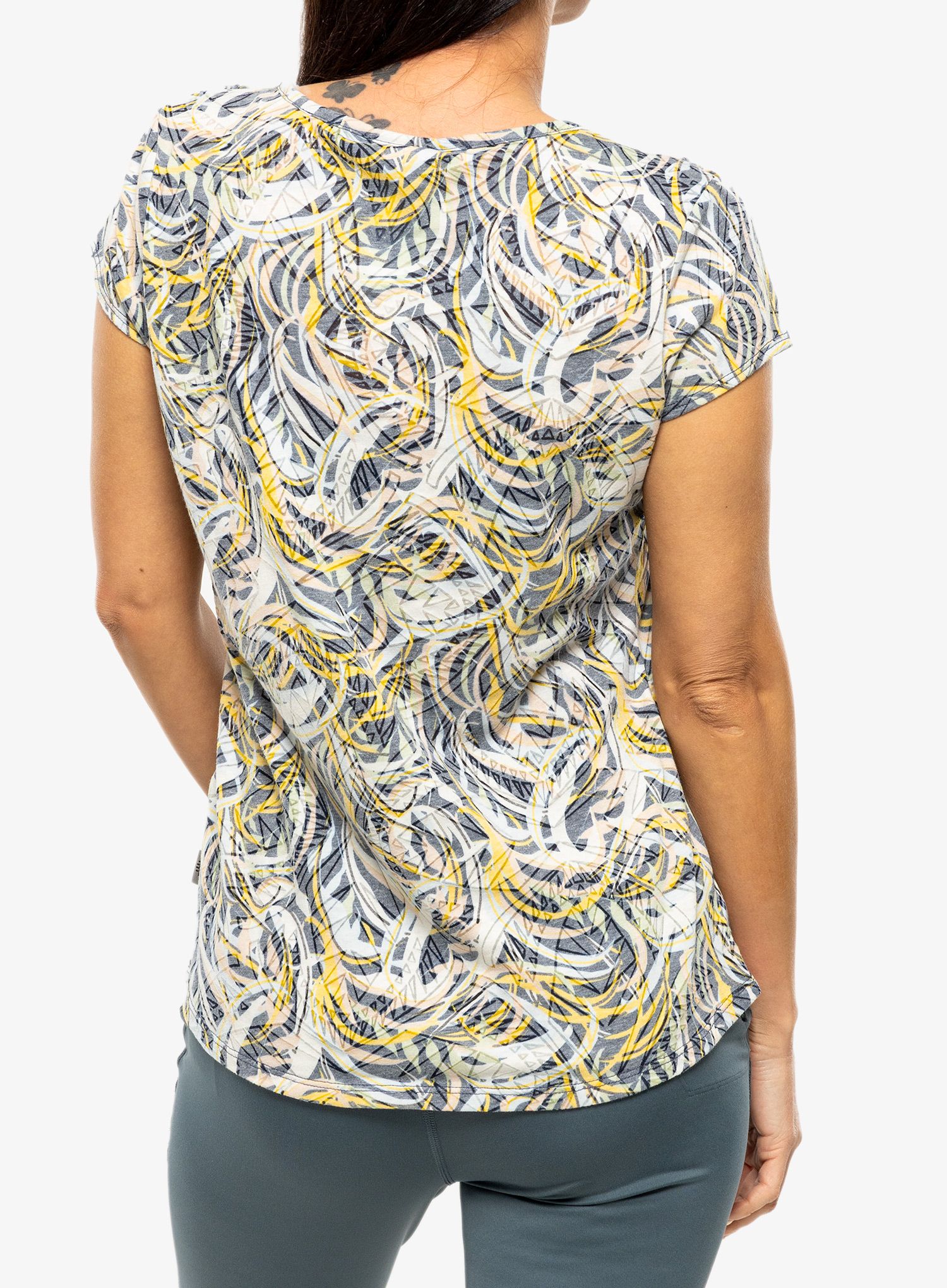 Dámske tričko s potlačou Royal Robbins Featherweight Tee - navy caulfield pt