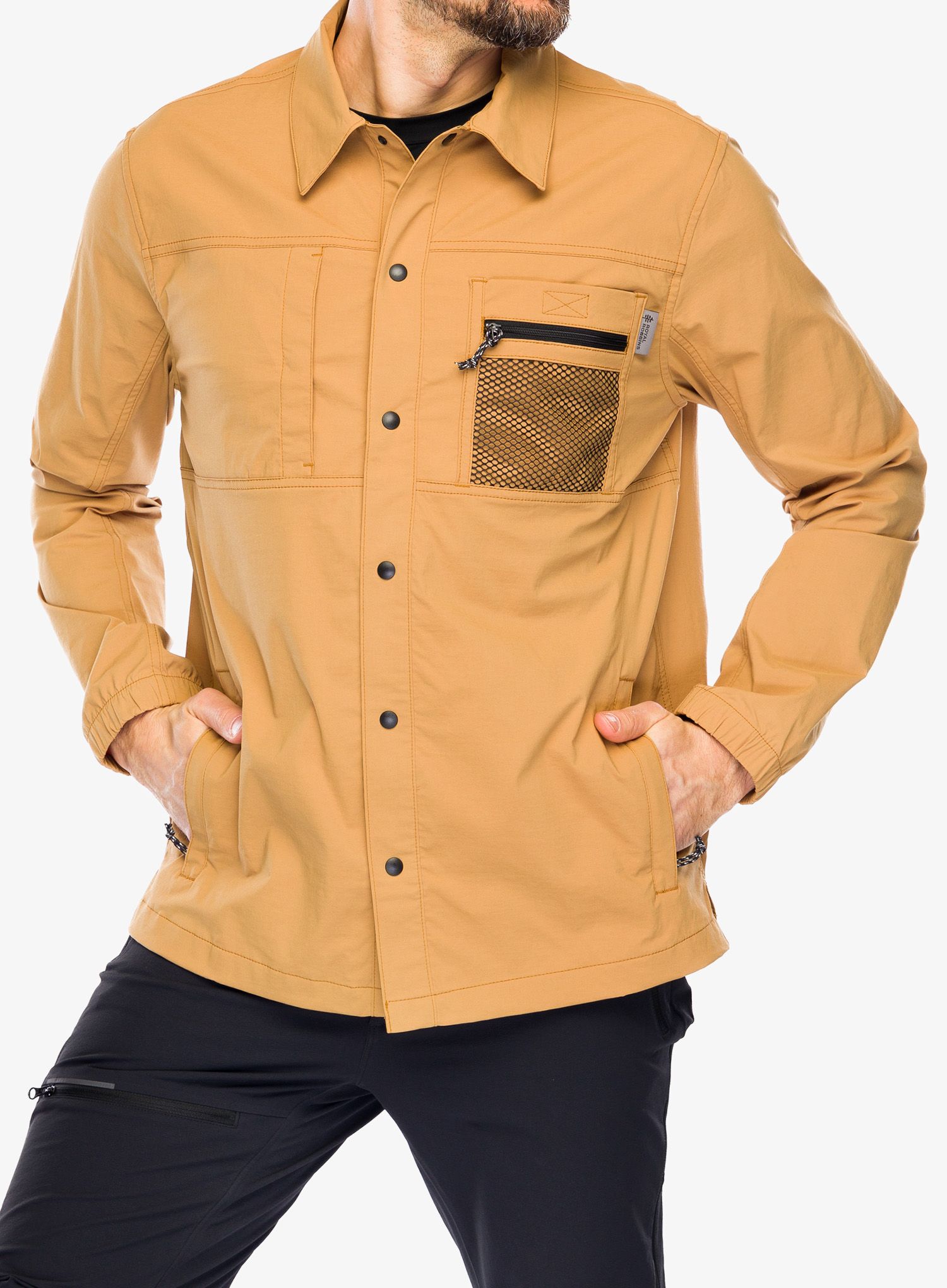 Vetrovka Royal Robbins Merced Wind Shirt - bistre