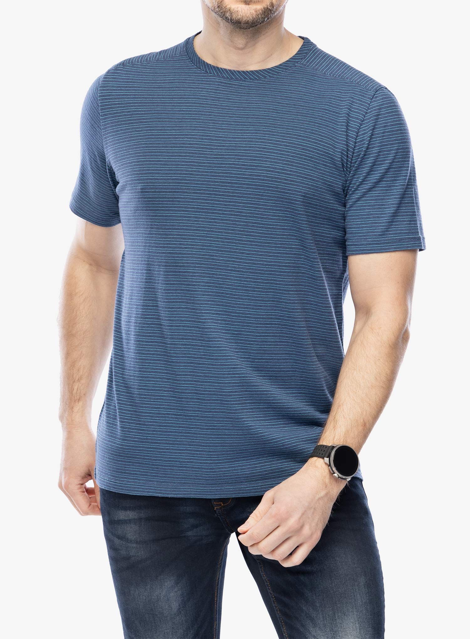 T shirt Royal Robbins Vacationer Crew S/S - navy str