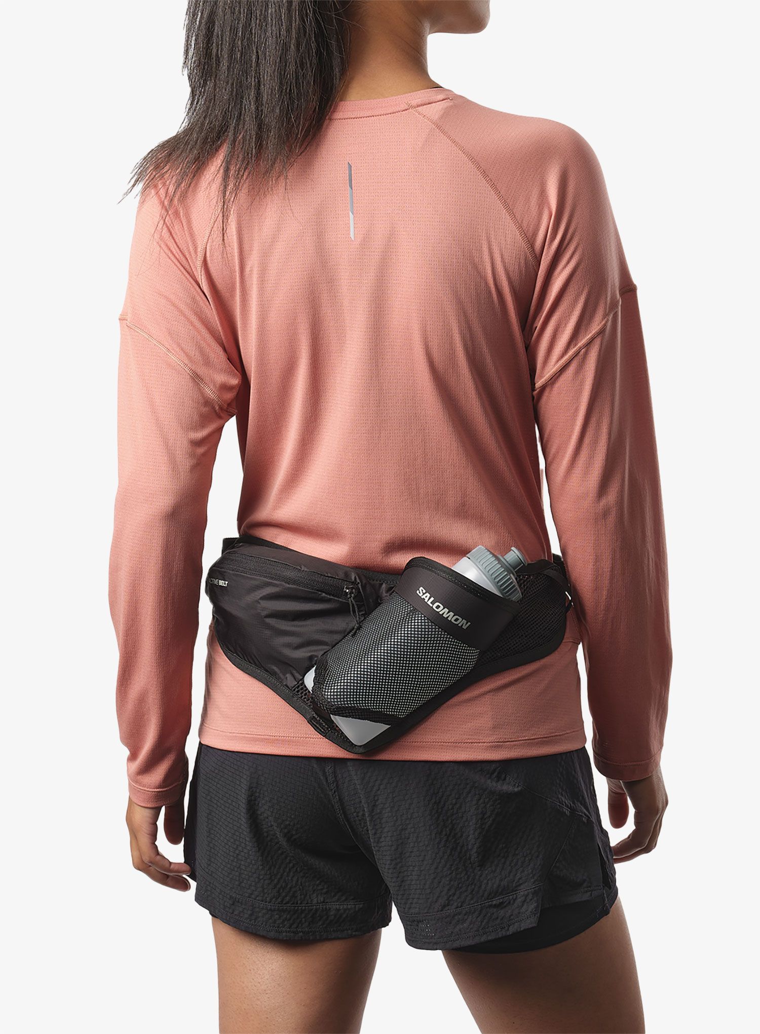 Bežecký opasok Salomon Active Belt 3D Bottle - black