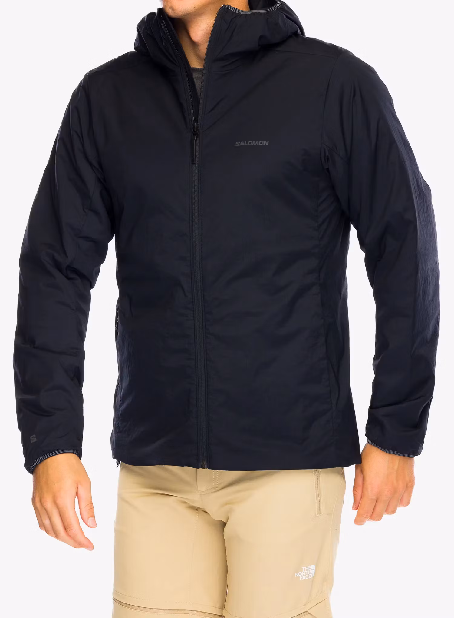 Zateplená bunda Salomon Mountain Flex Jacket HD - deep black