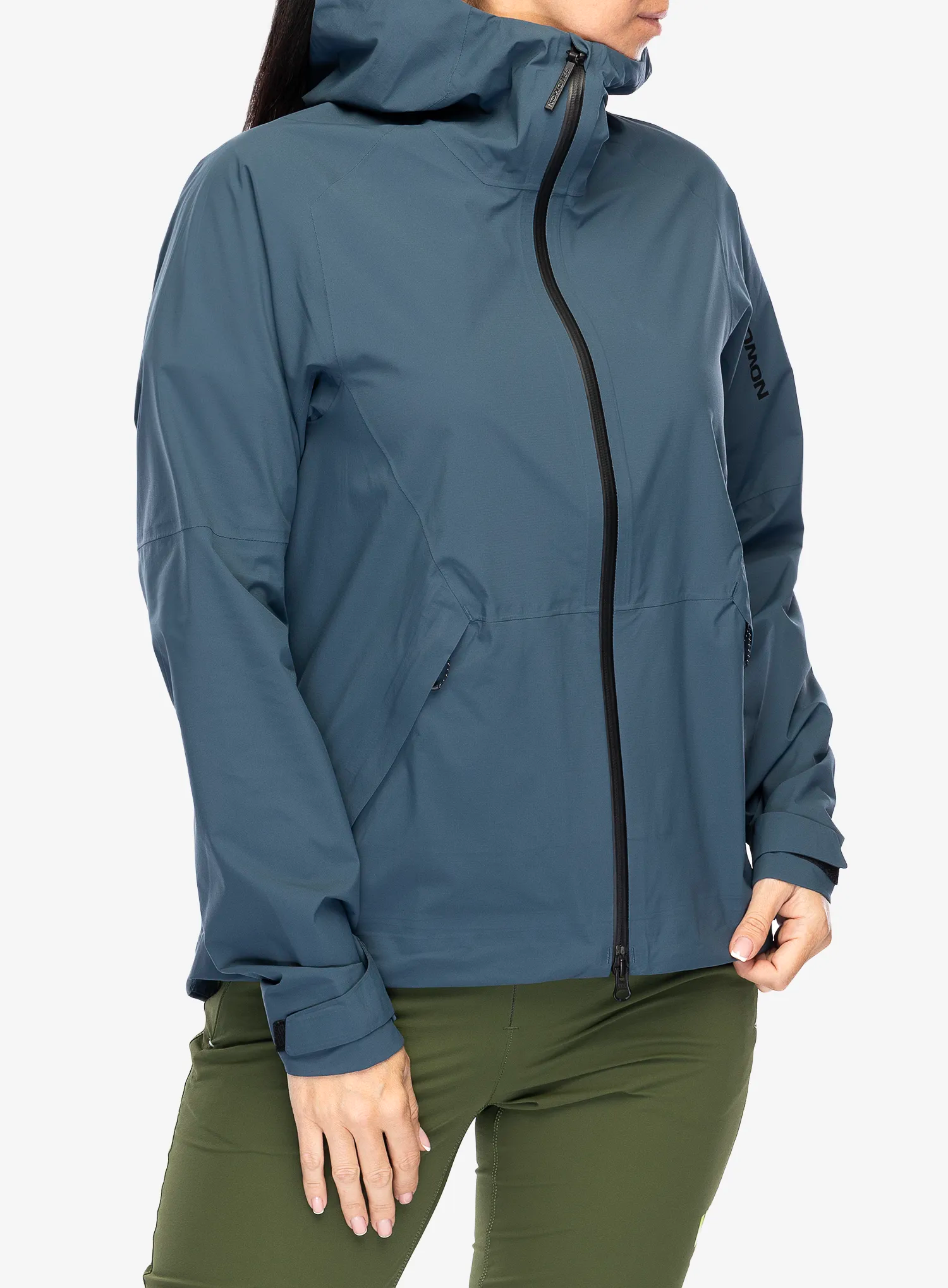 Nepremokavá bunda dámska Salomon Outerpath Jacket - midnight navy