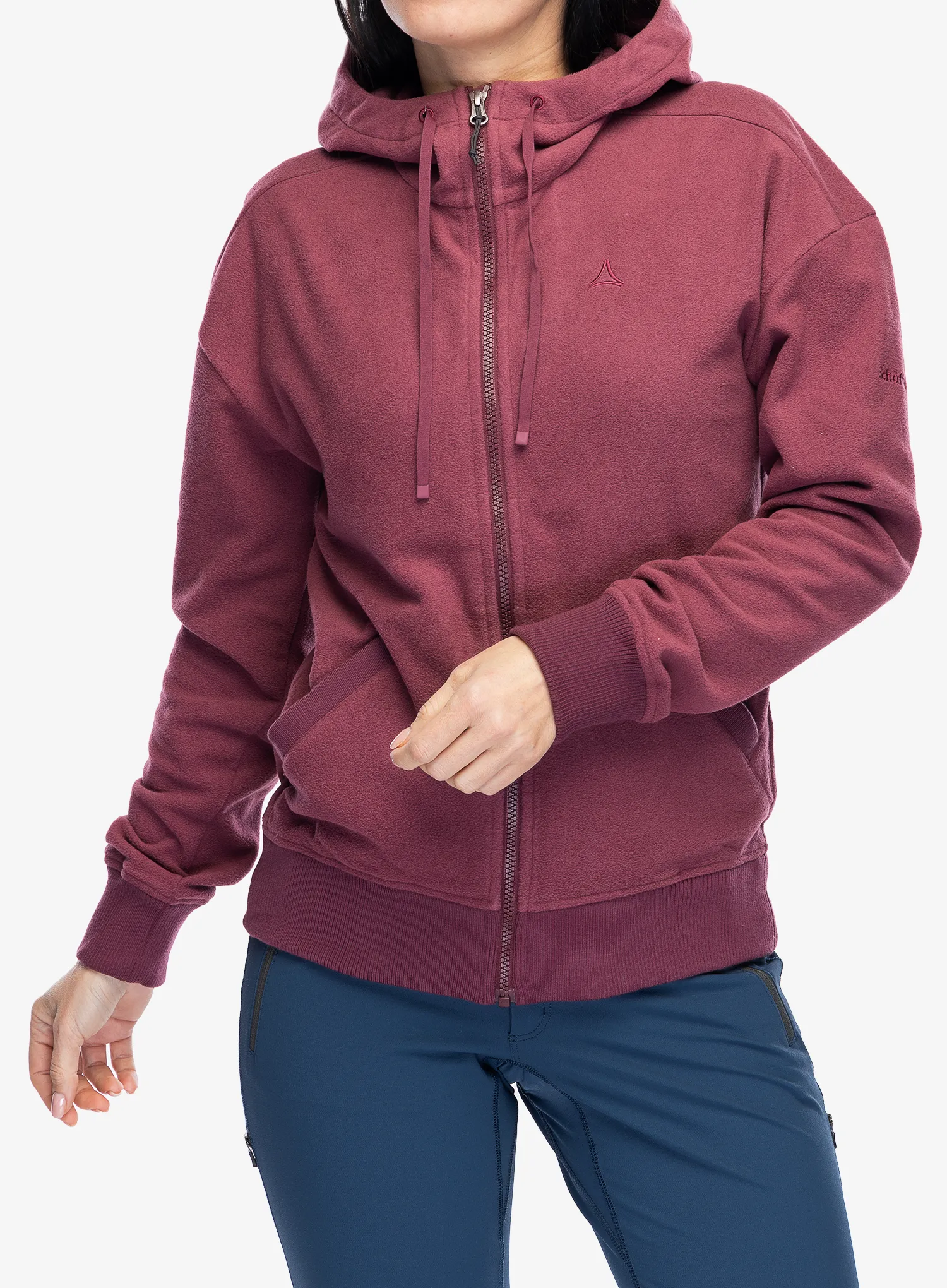 Flísová mikina dámska Schoffel Fleece Jk Style Leveche - acai