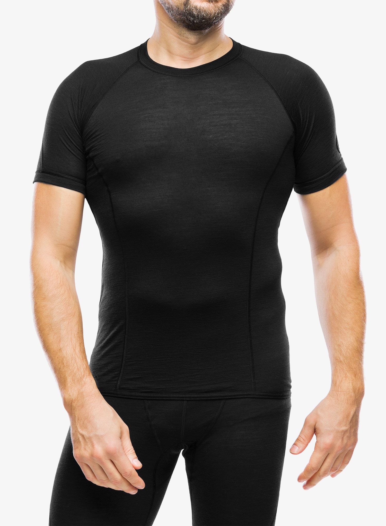 Funkčné tričko Sensor Merino Air Tee S/S - black/ black