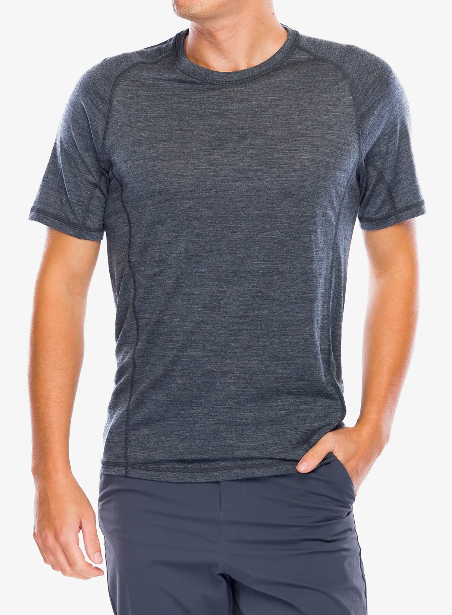 Merino tričko Smartwool Merino Sport Ultralite S/S - charcoal heather