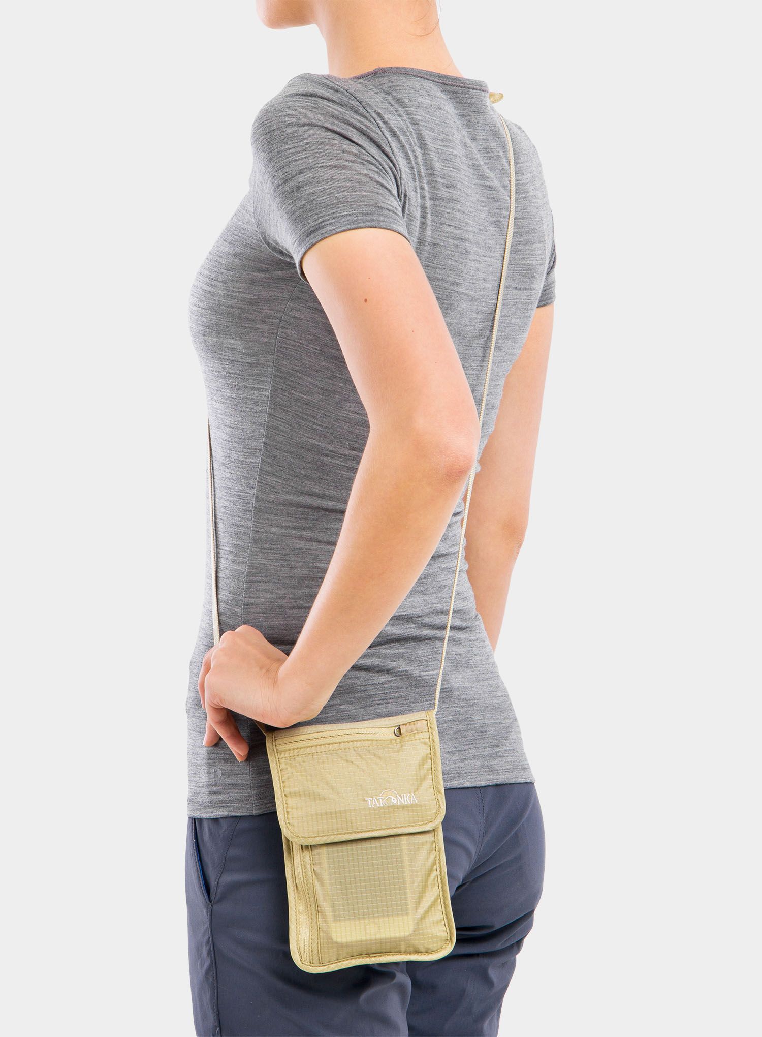 Vrecúško Tatonka Skin Neck Pouch - natural