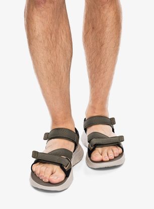 Pánske sandále Teva Zymic - dark olive/teal green