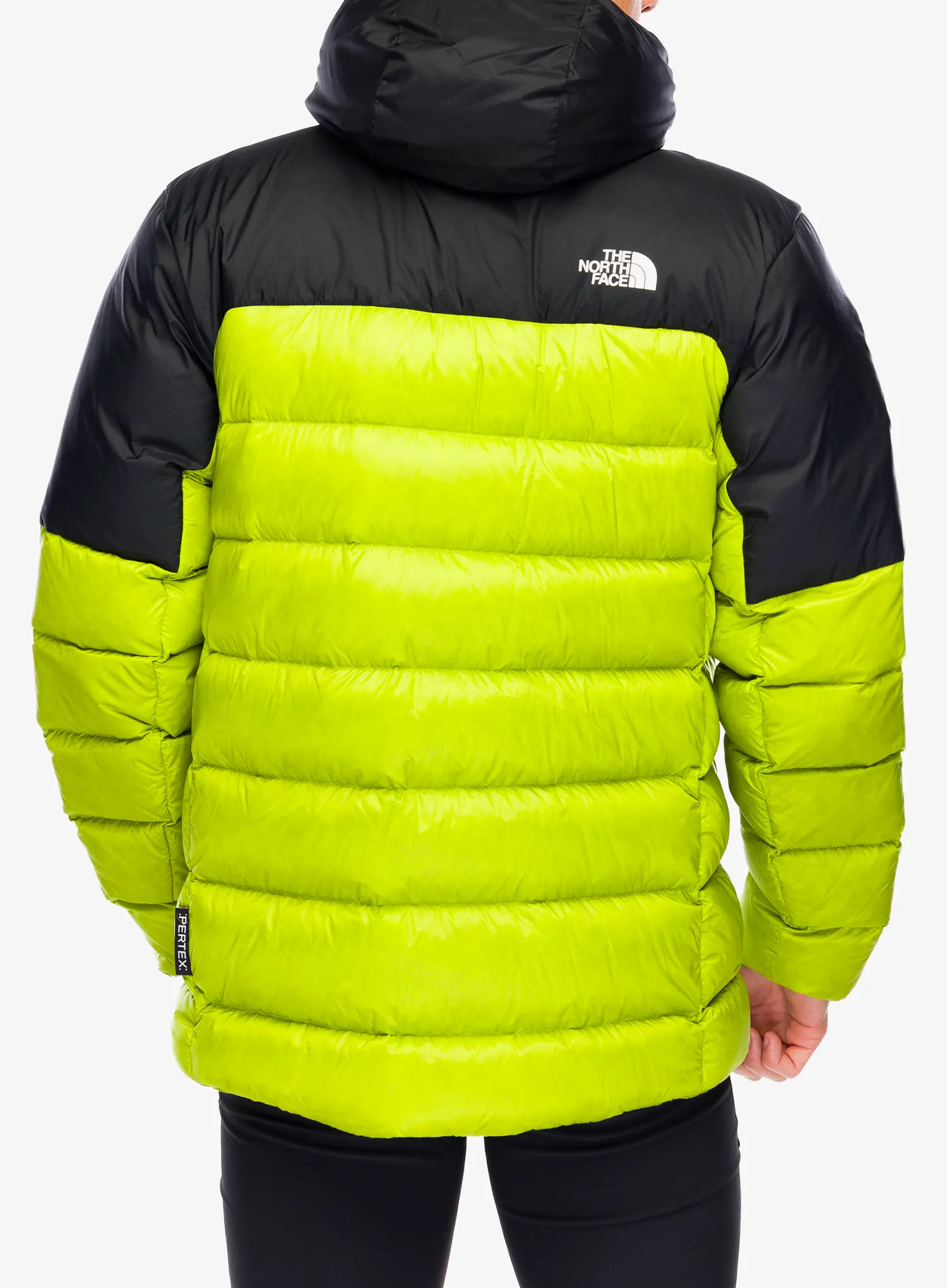 Páperová bunda The North Face Kalix Down Hoodie - meadow grass/tnf black