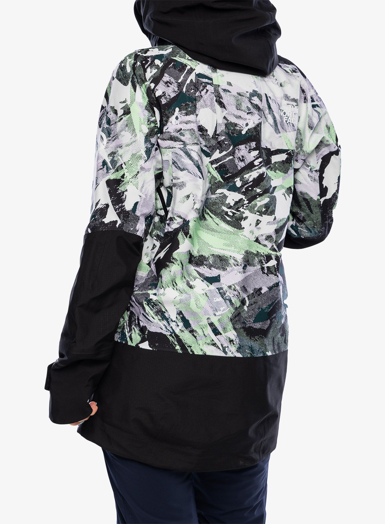 Bunda dámska The North Face Summit Verbier Futurelight Jacket - ptngrnsmtmtscprint/tnfblk