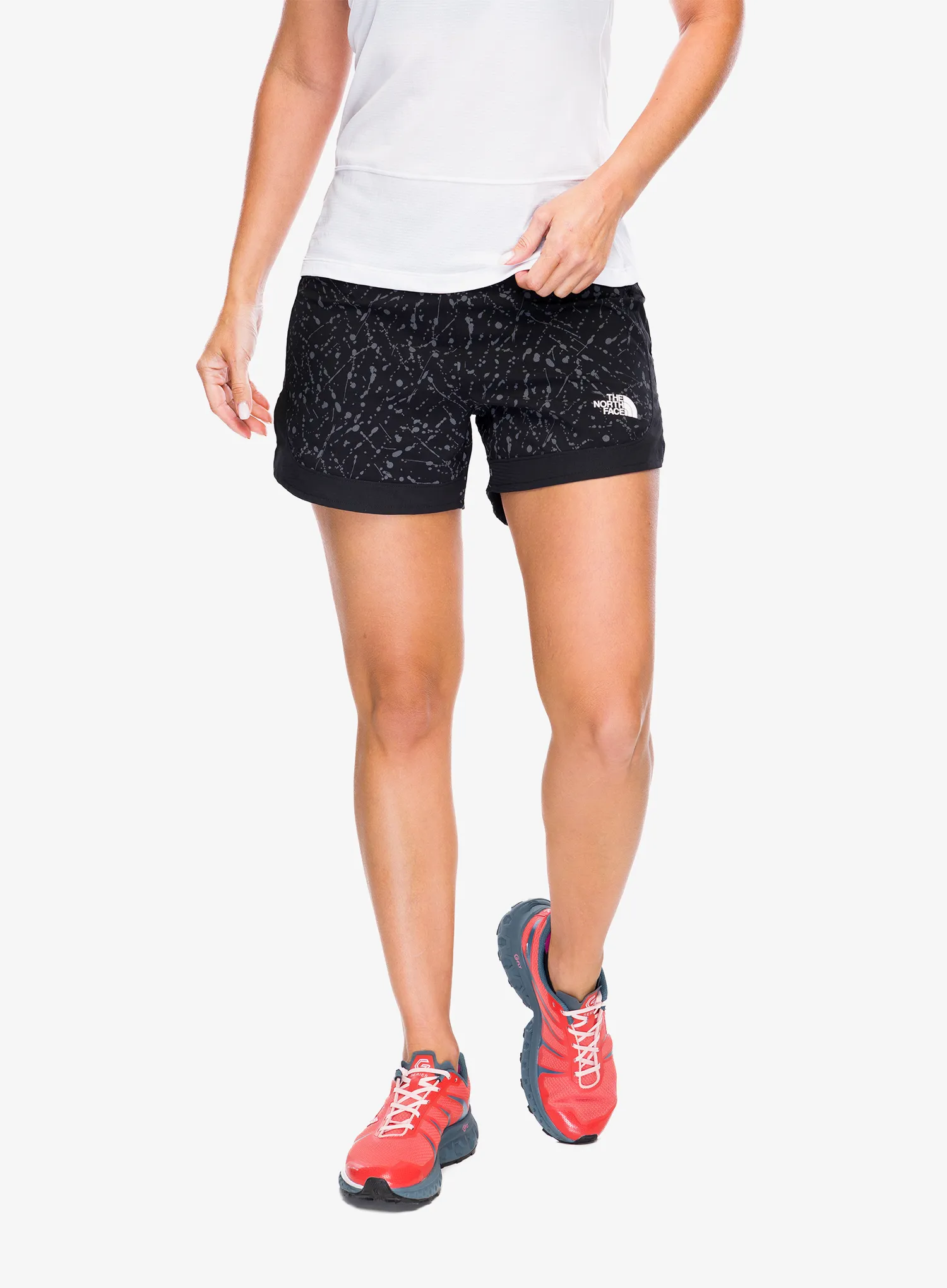 Bežecké kraťasy dámske The North Face Sunriser Short 4In - tnf black/tnf black trail