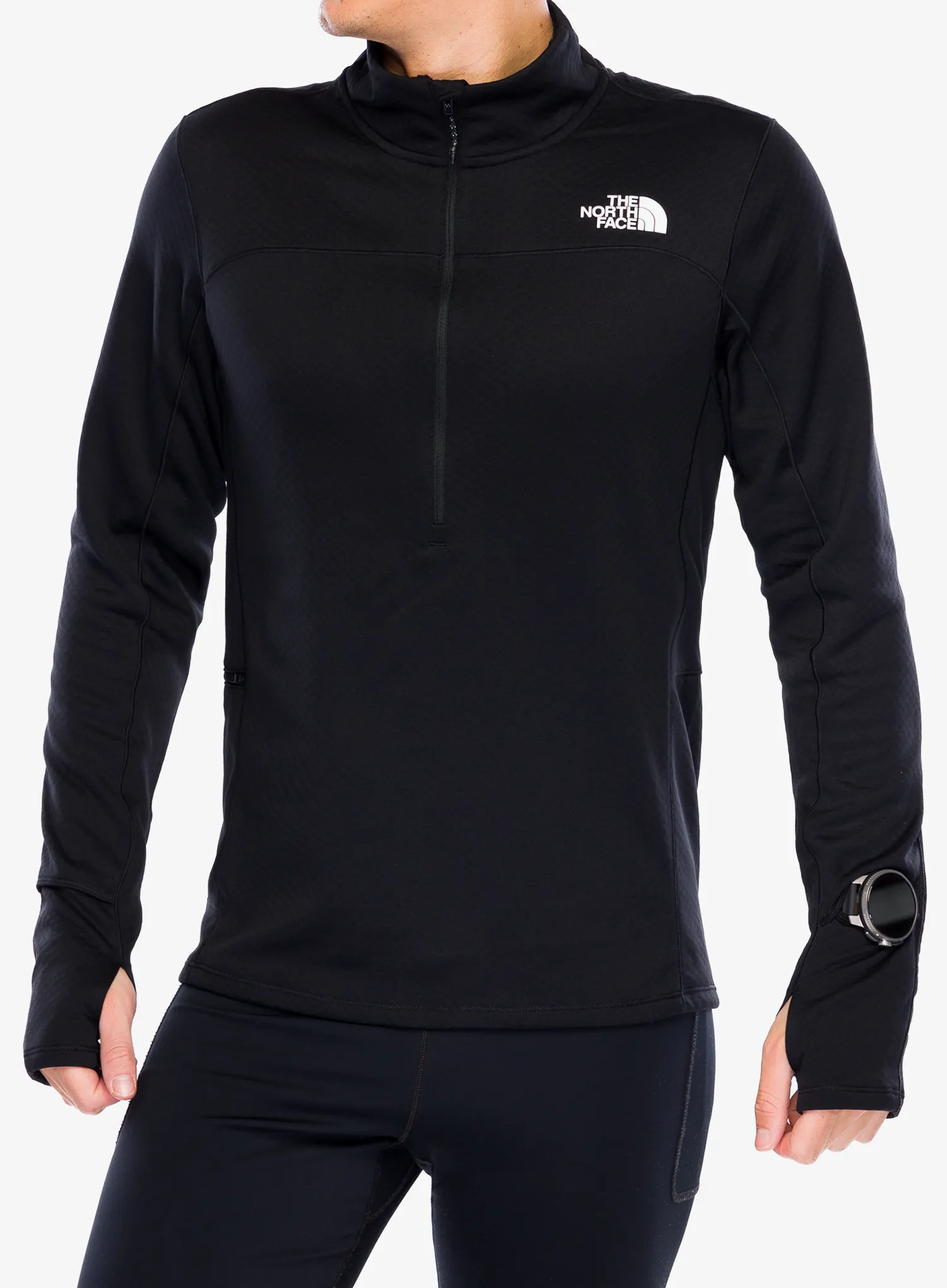 Mikina bez kapucne The North Face Winter Warm Pro 1/4 Zip - tnf black