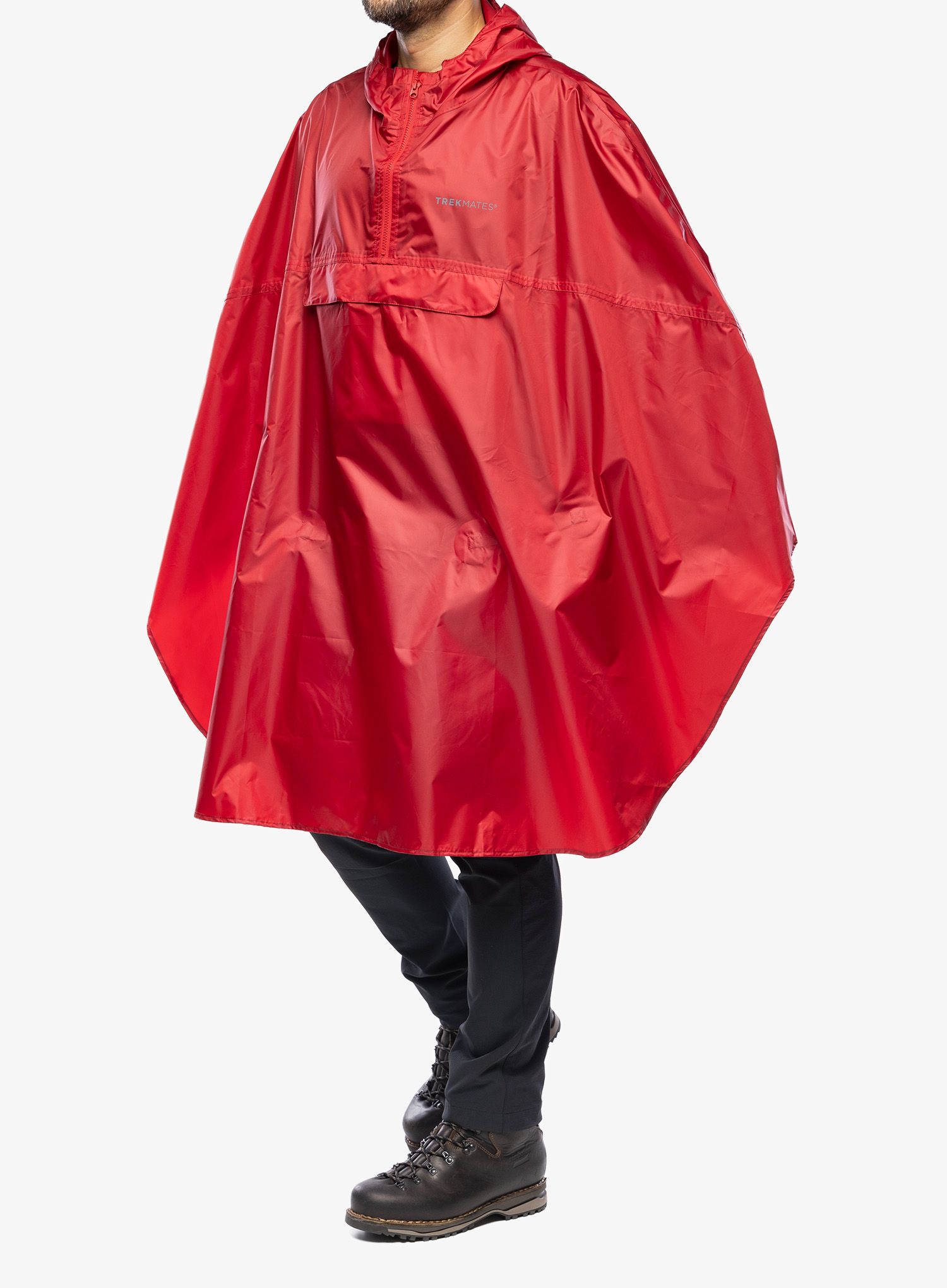 Pončo turistické Trekmates Rove Poncho - chilli pepper
