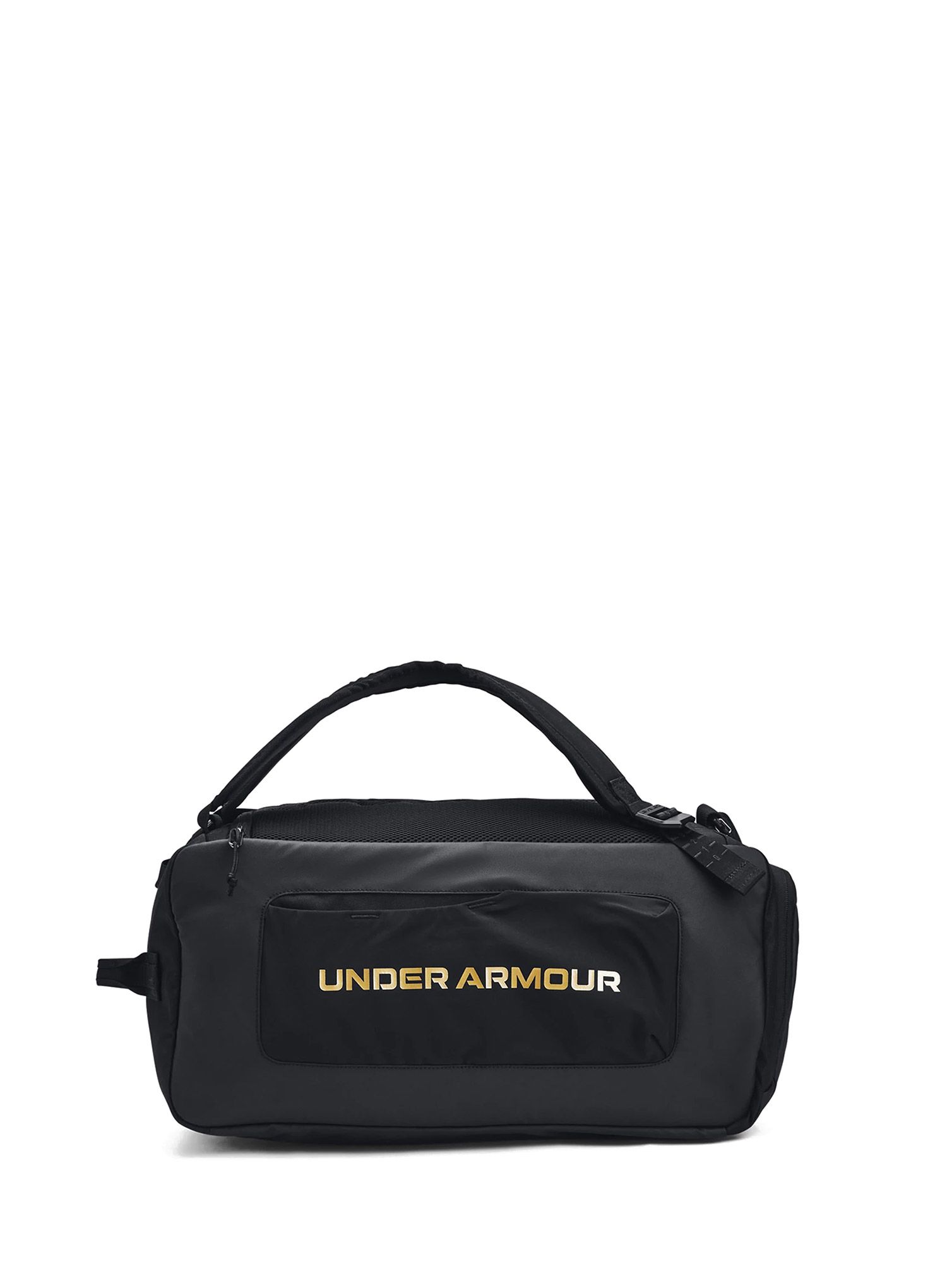 Taška Under Armour Contain Duo Small BP Duffle - black/metallic gold