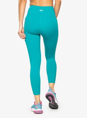 Dámske legíny Under Armour Meridian Ankle Leg Pintuk - coastal teal/metallic silver