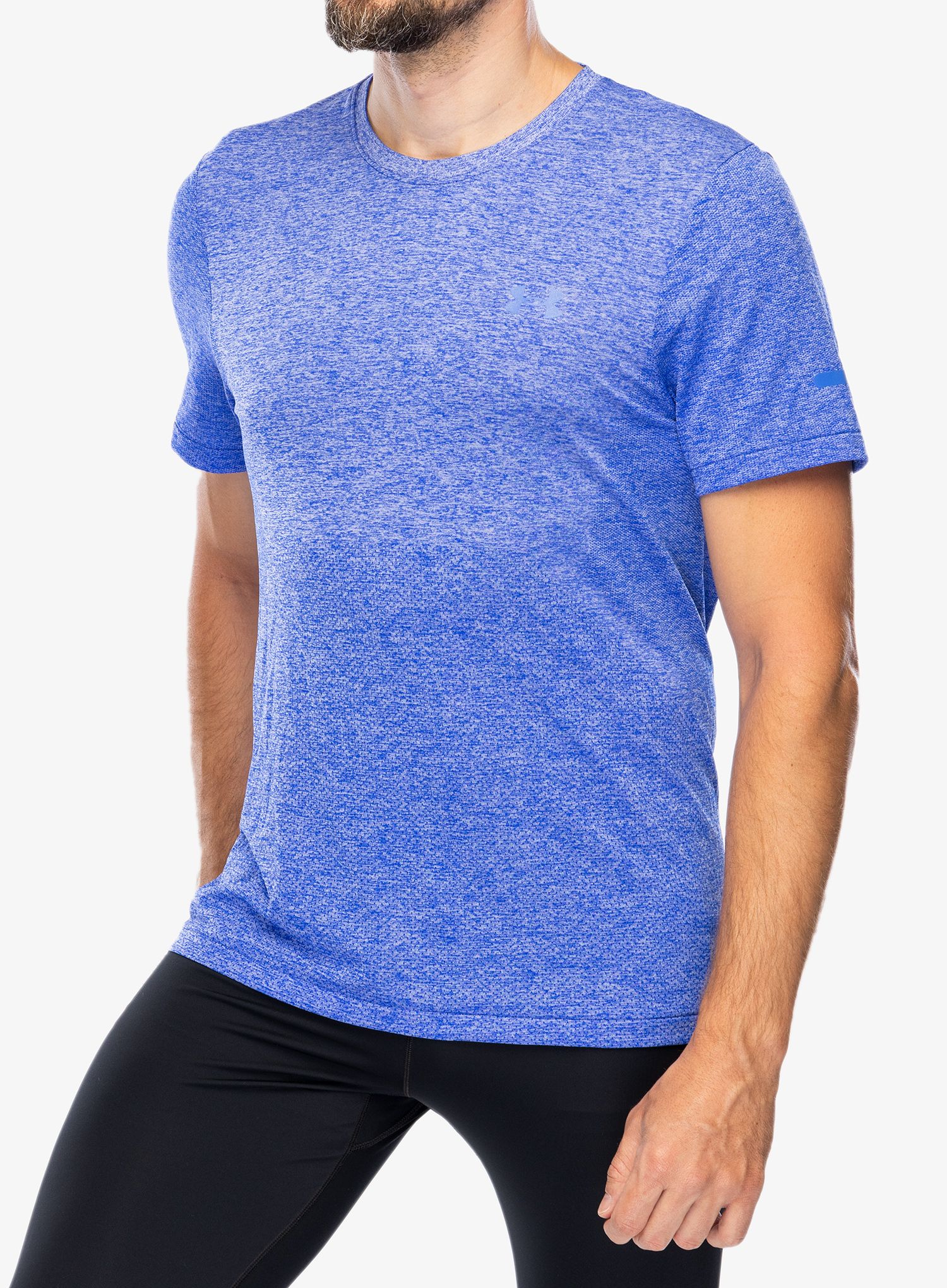 Bežecké tričko pánske Under Armour Seamless Stride SS - team royal/reflective