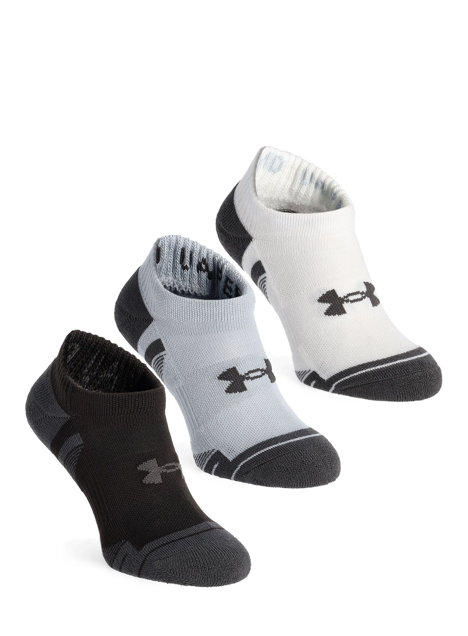 Ponožky Under Armour UA Performance Tech 3-Pack No Show - mod gray/white/jet gray