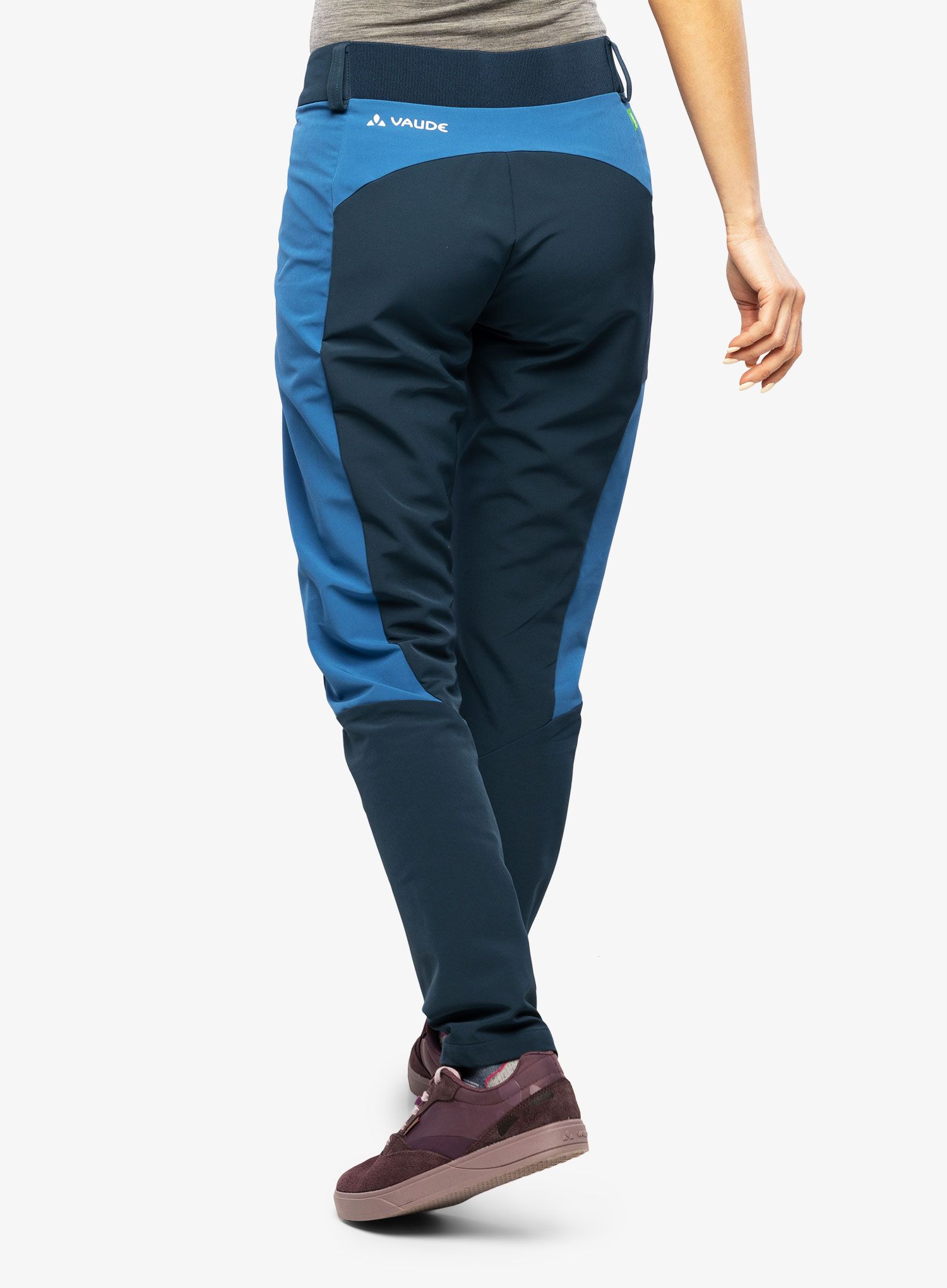 Turistické nohavice dámske Vaude Elope Slim Fit Pants - dark sea