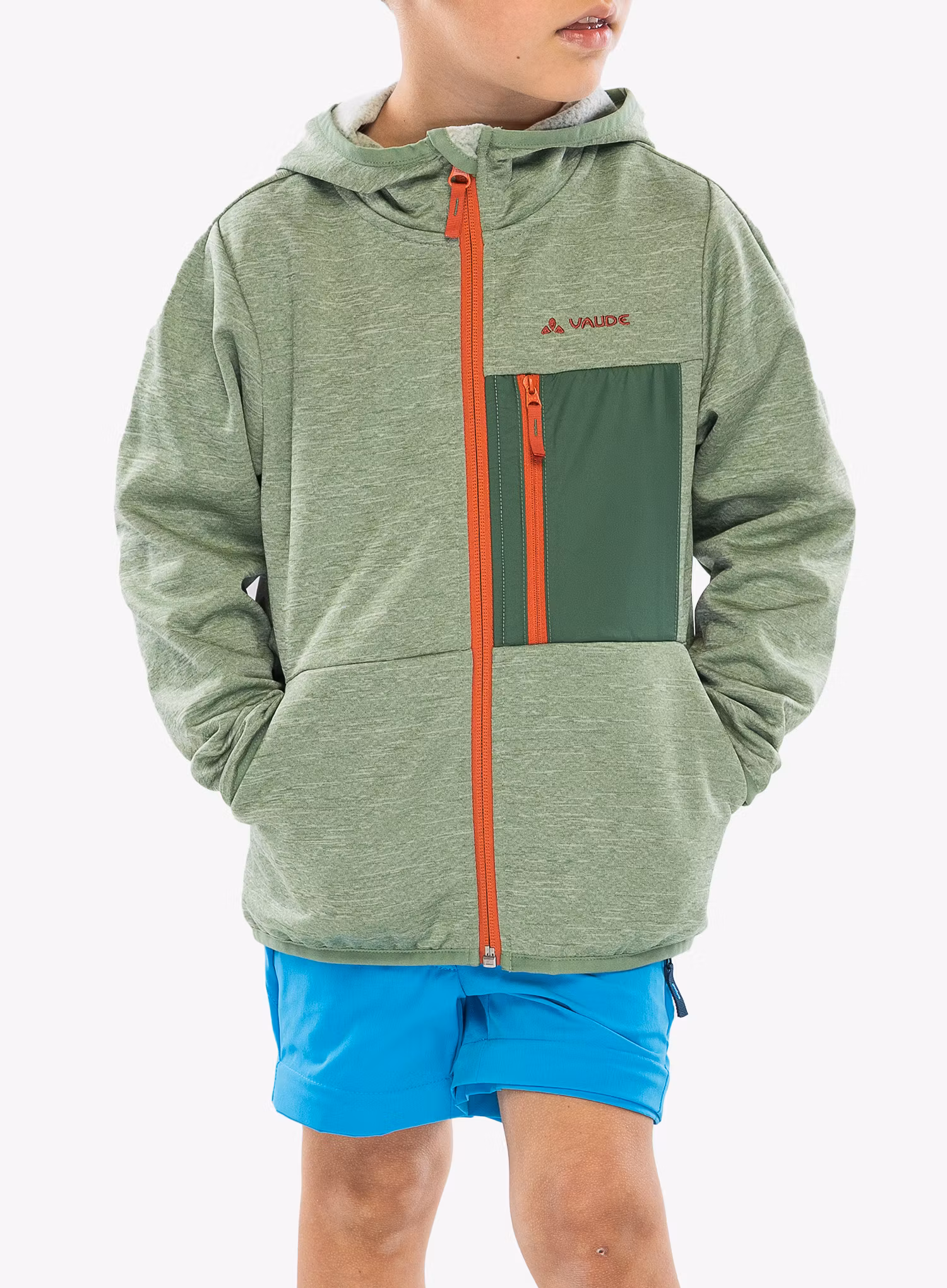 Mikina detská Vaude Kikimora Jacket - willow green