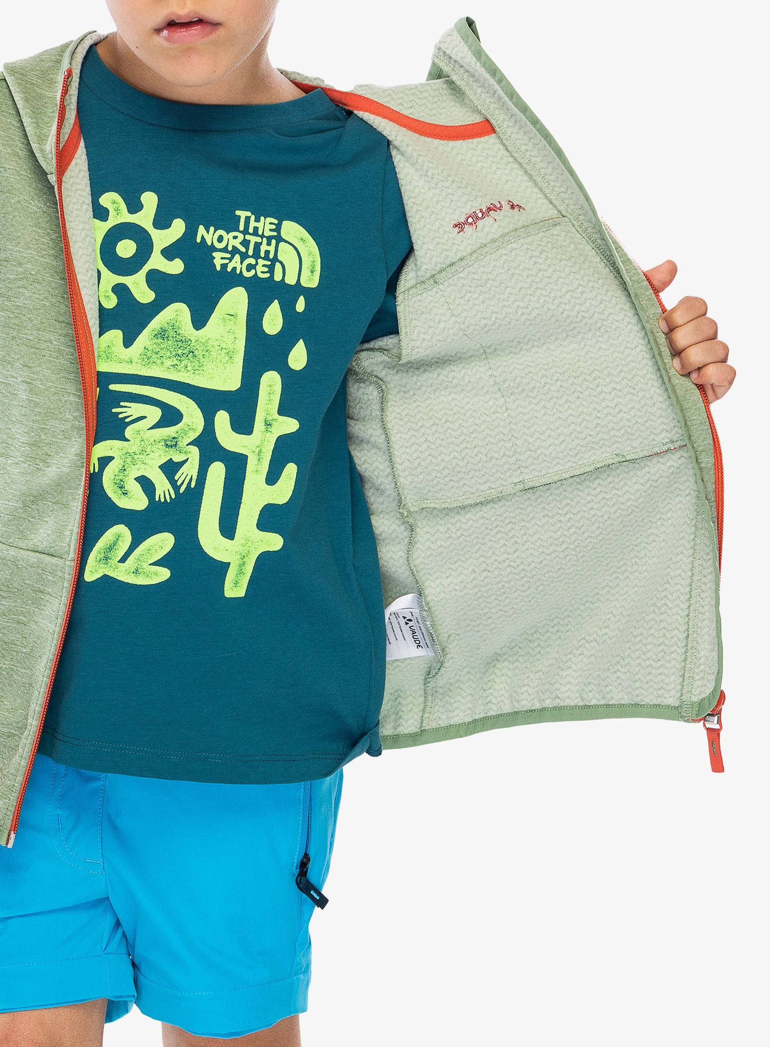 Mikina detská Vaude Kikimora Jacket - willow green