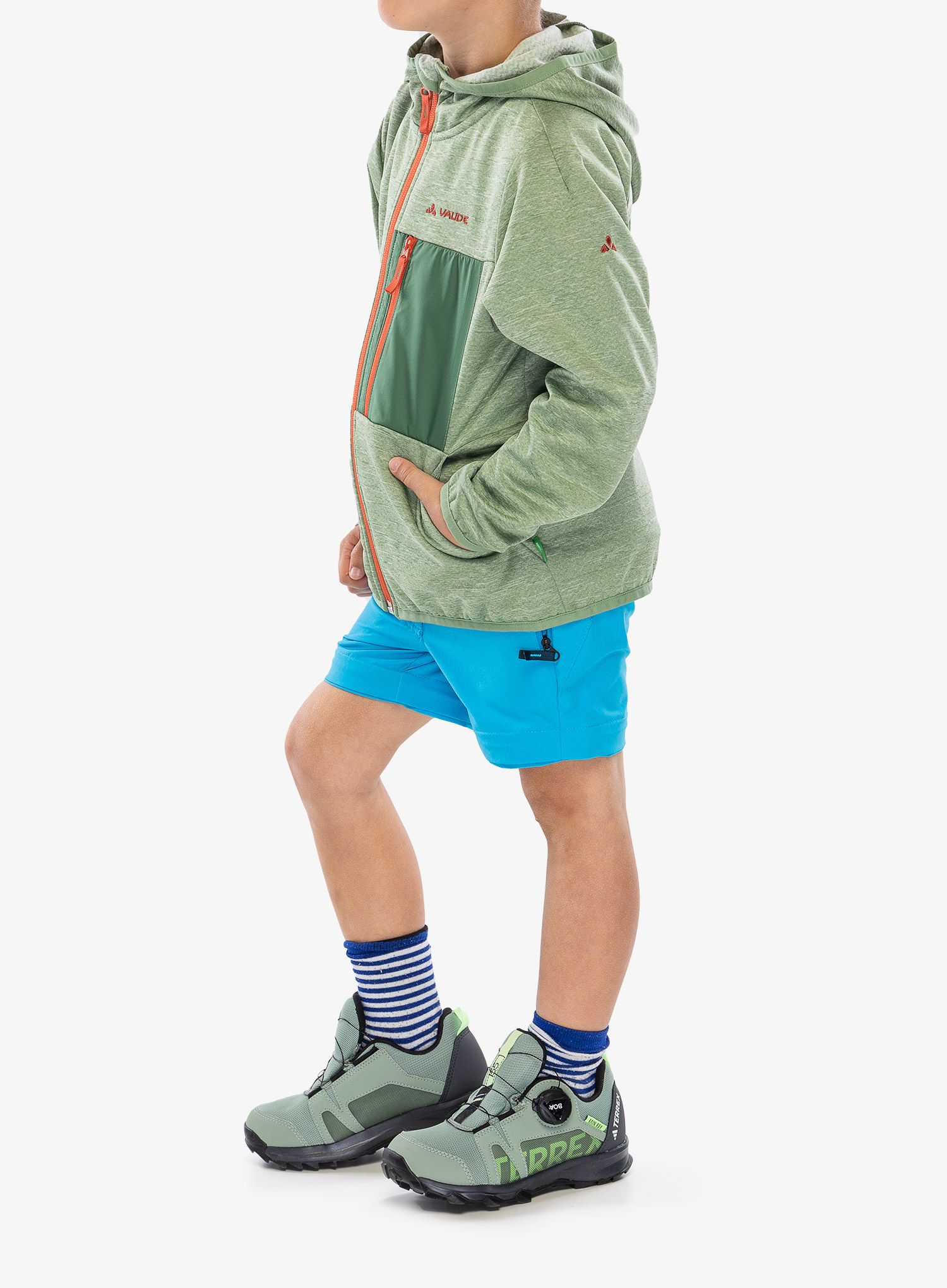 Mikina detská Vaude Kikimora Jacket - willow green