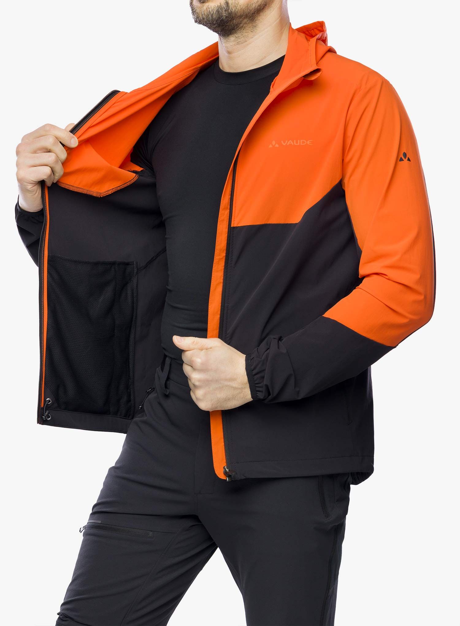 Softshellová bunda Vaude Moab Jacket IV - black uni