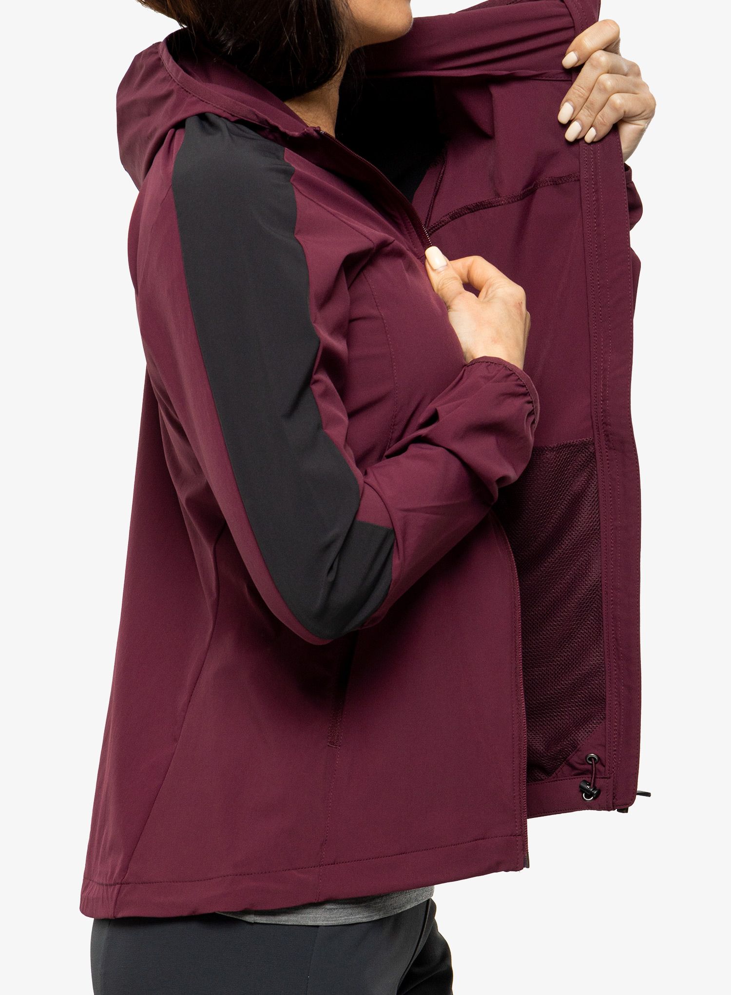 Softshellová bunda dámska Vaude Moab Jacket IV - cassis