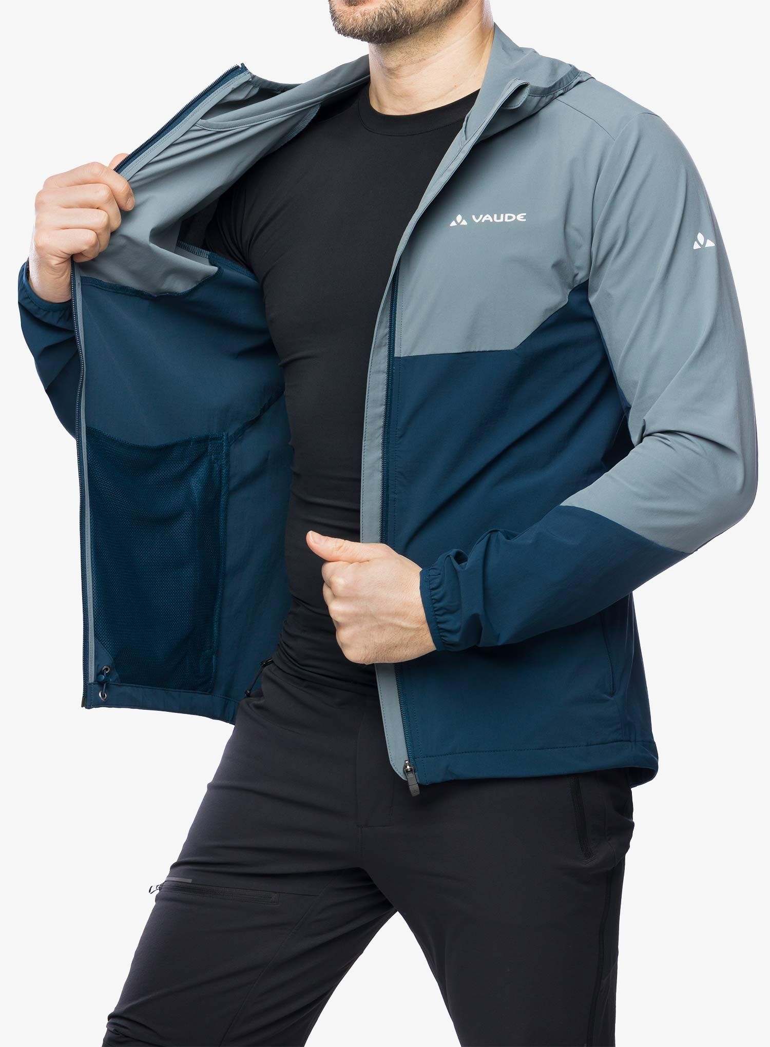Softshellová bunda Vaude Moab Jacket IV - heron