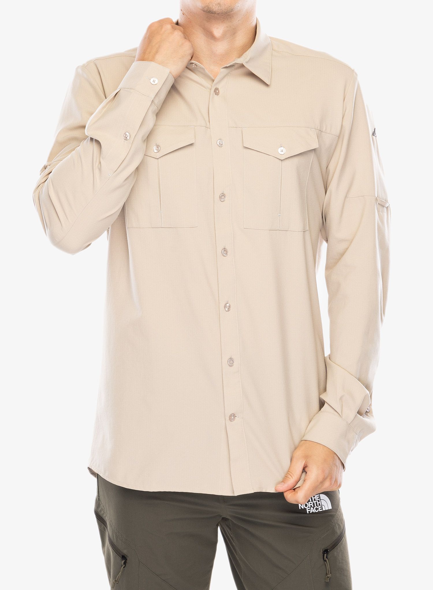 Turistická košeľa Vaude Rosemoor LS Shirt II - linen uni