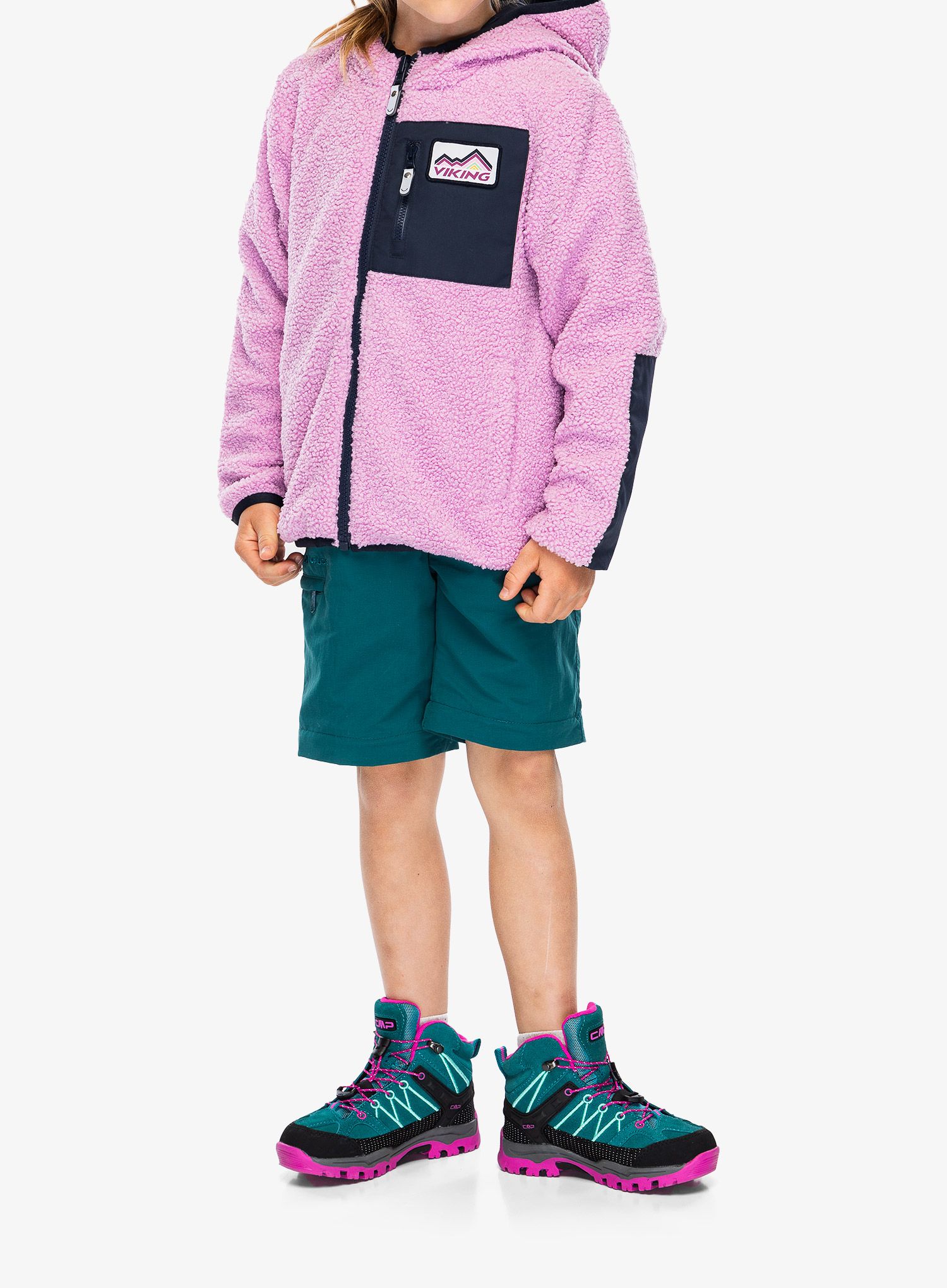 Detská bunda Viking Play Reversible Pilejacket - lavender