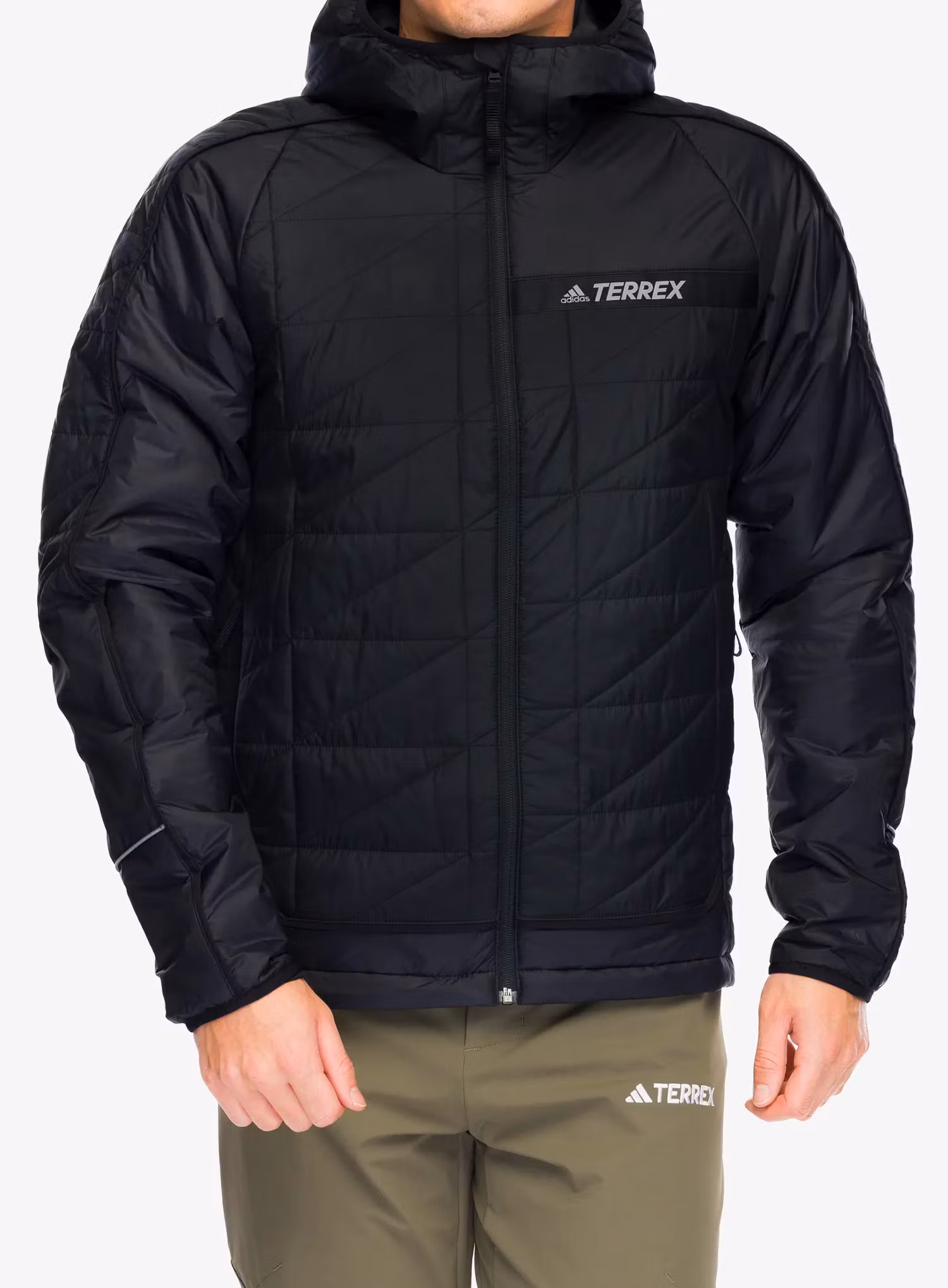 Zateplená bunda adidas TERREX Multi Synthetic Insulated Hooded Jkt - black