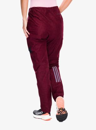 Dámske softshellové nohavice adidas TERREX Primeknit Pants - shadow red