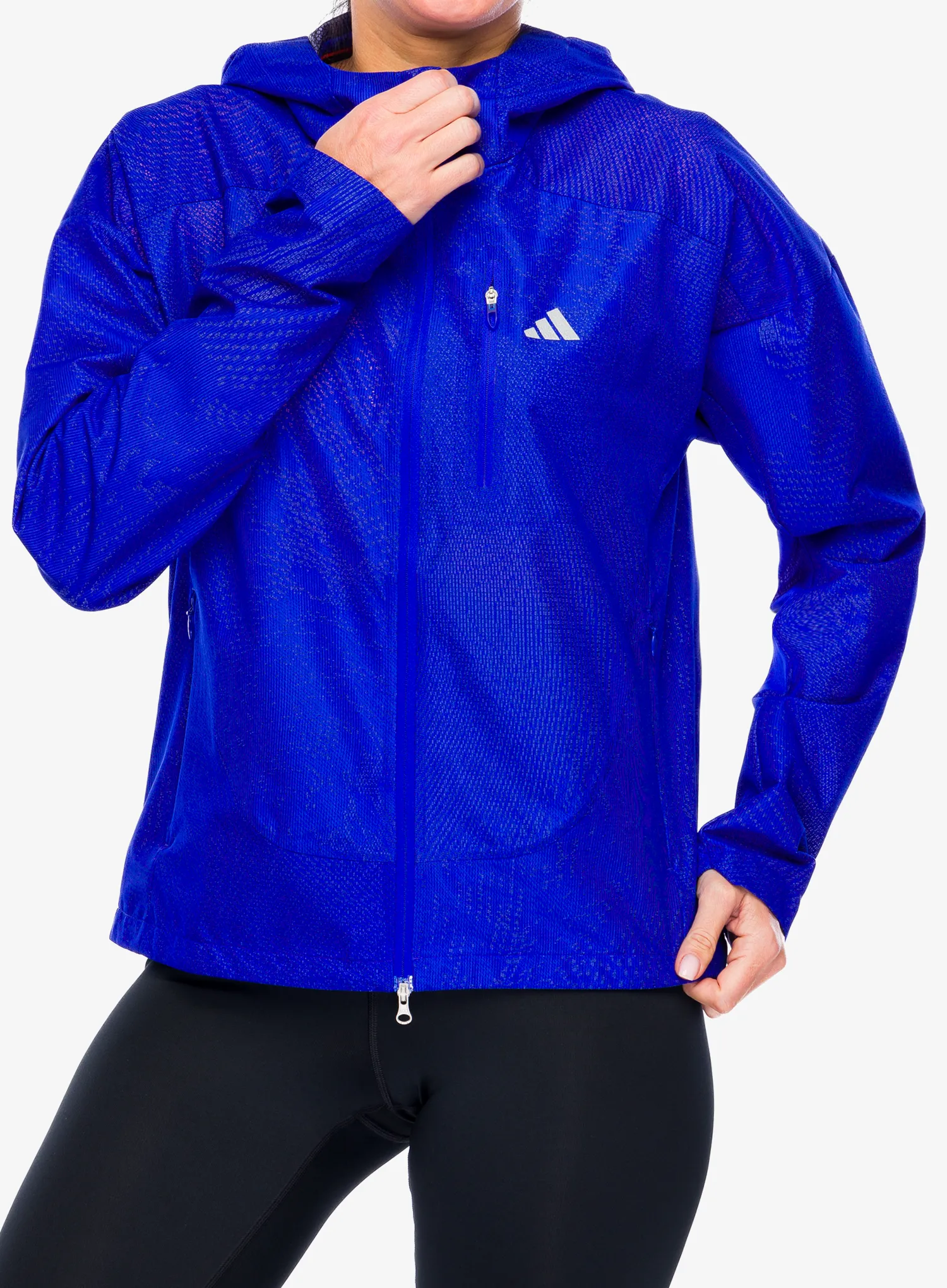 Dámska bežecká bunda adidas Adizero Jacket - lucid blue/blue
