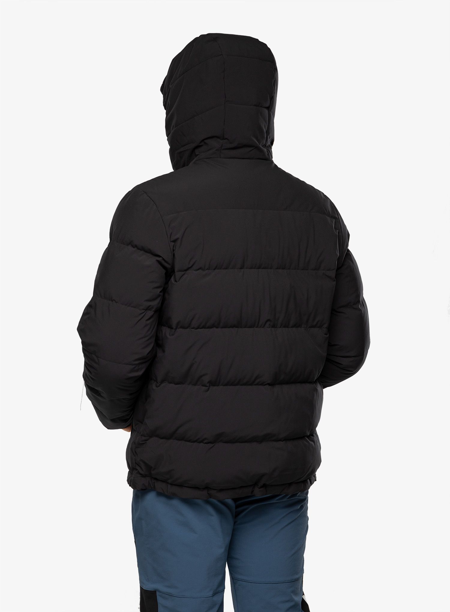 Páperová bunda adidas Helionic Hooded Jacket - black