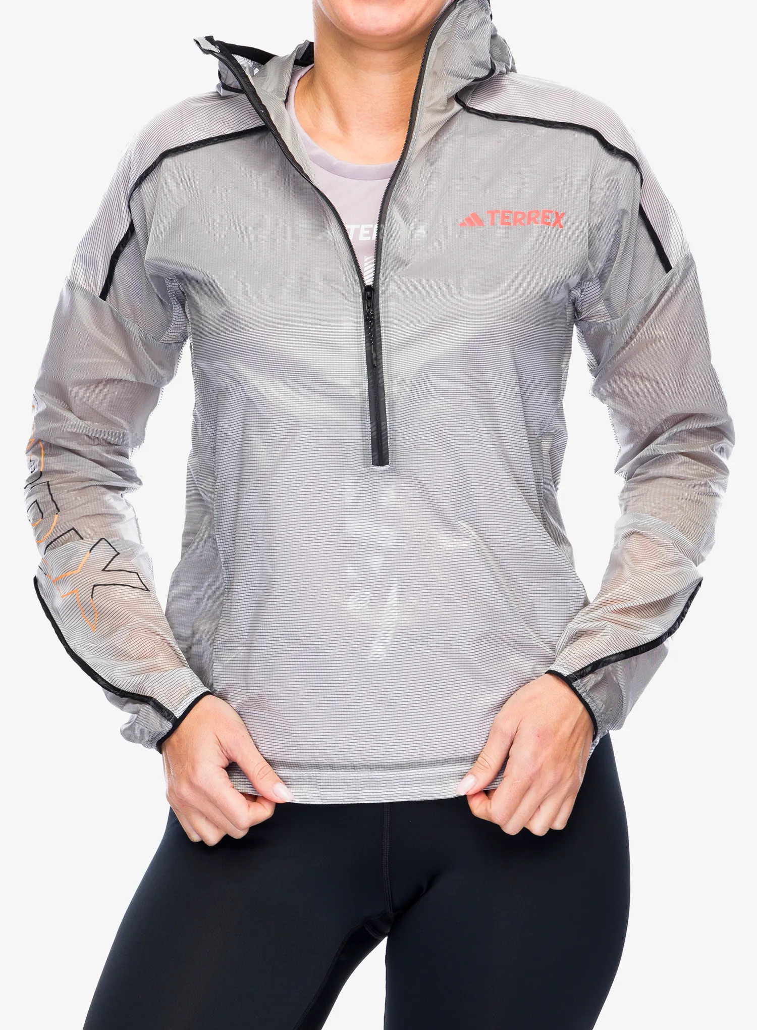 Bežecká bunda dámska adidas TERREX Agravic Windweave Pro Windbreaker - non-dye