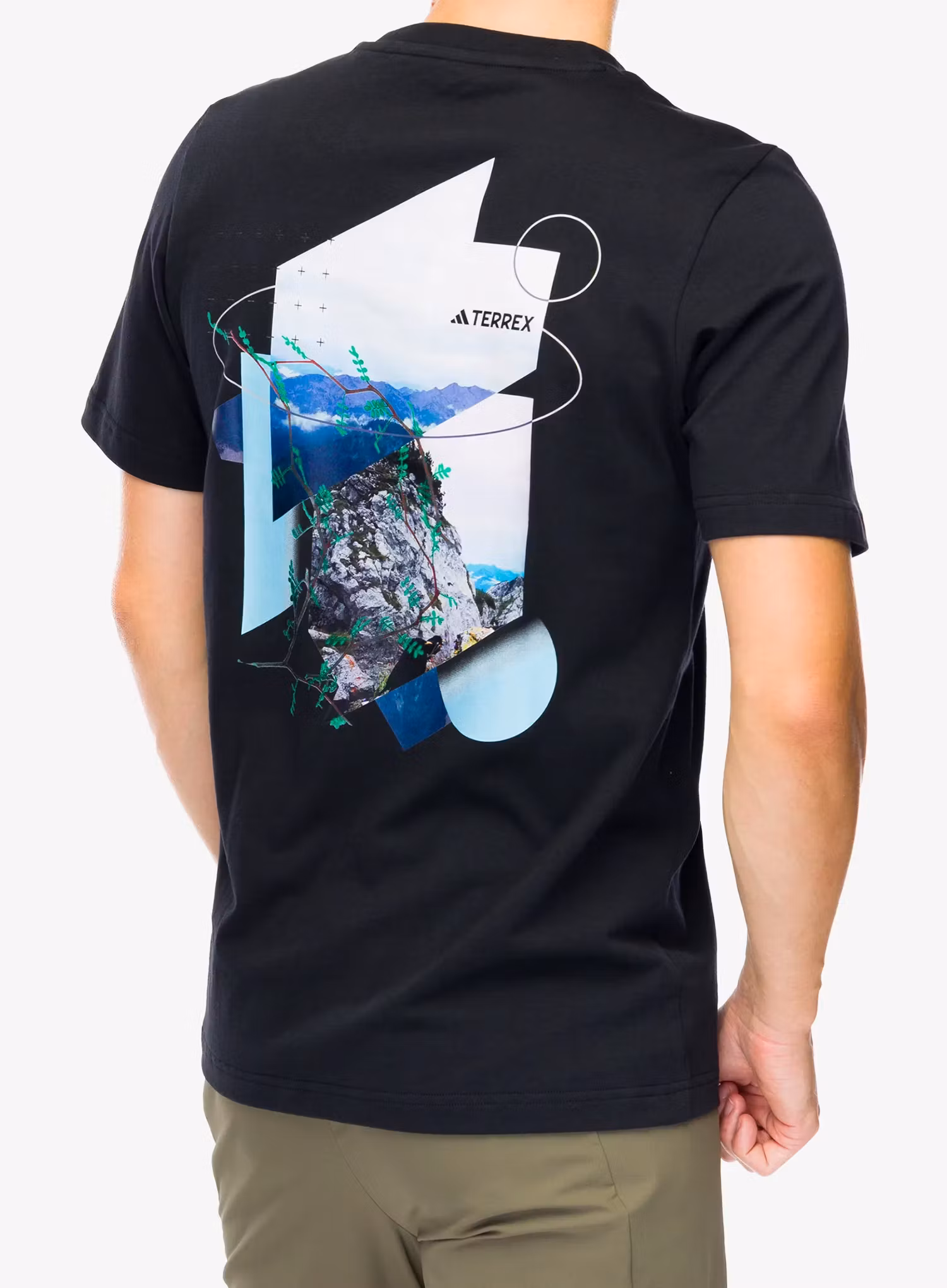 Bavlnené tričko adidas TERREX Back Graphic T-Shirt - black